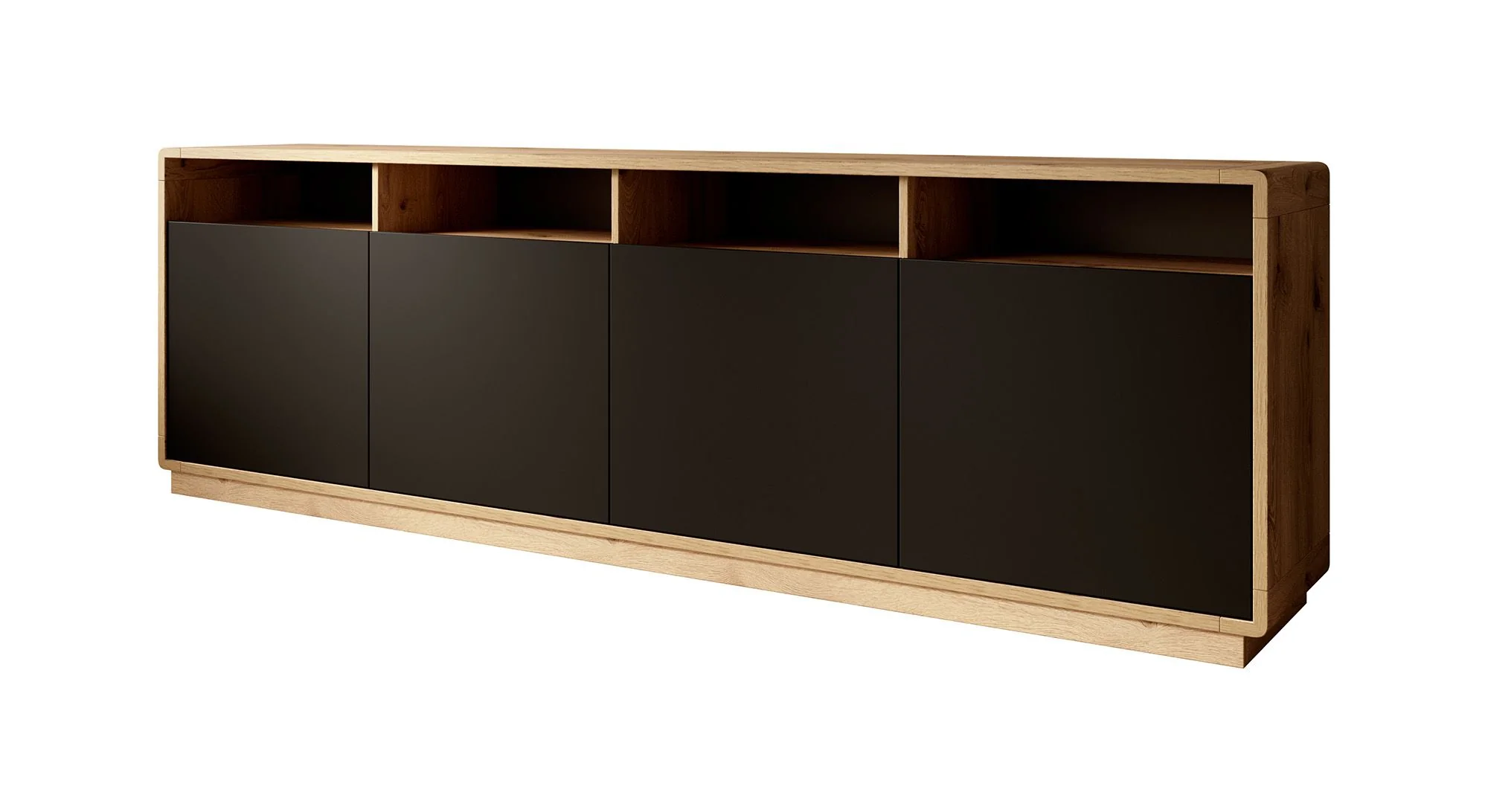 Acuna - Dressoir - Zwart/eiken - 238x40x75 cm - Image 6
