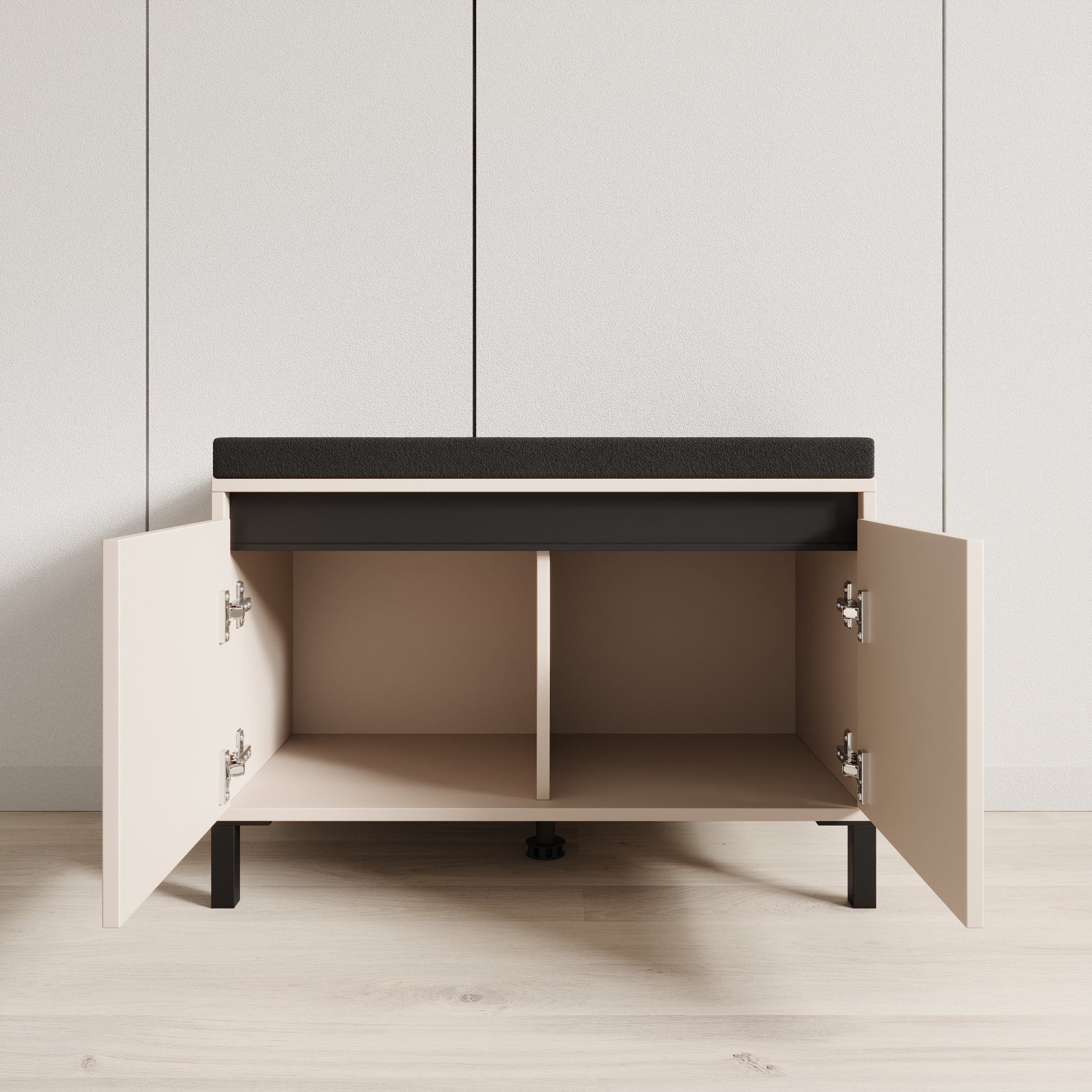Alessa - Schoenenkast - Beige - 80x40x57 cm - Image 2
