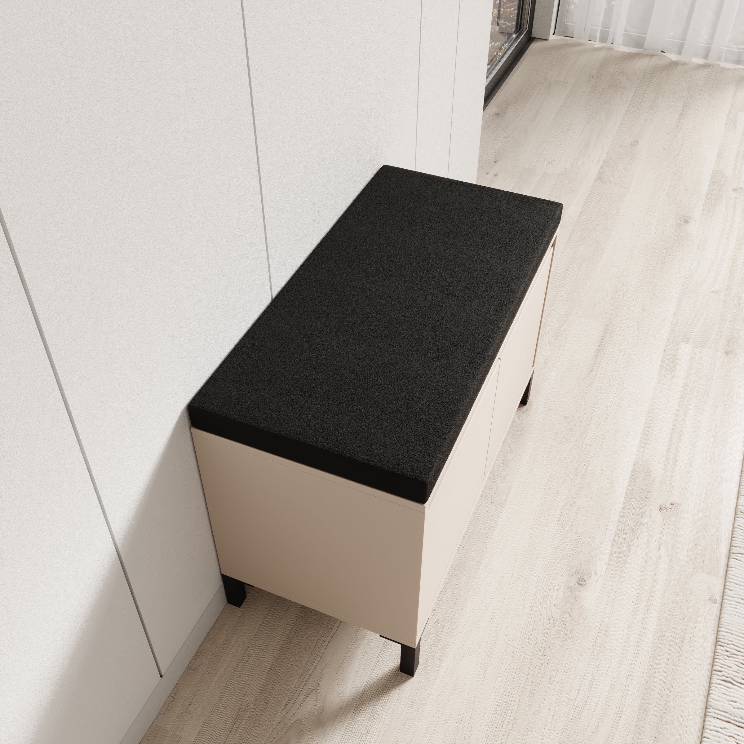 Alessa - Schoenenkast - Beige - 80x40x57 cm - Image 5