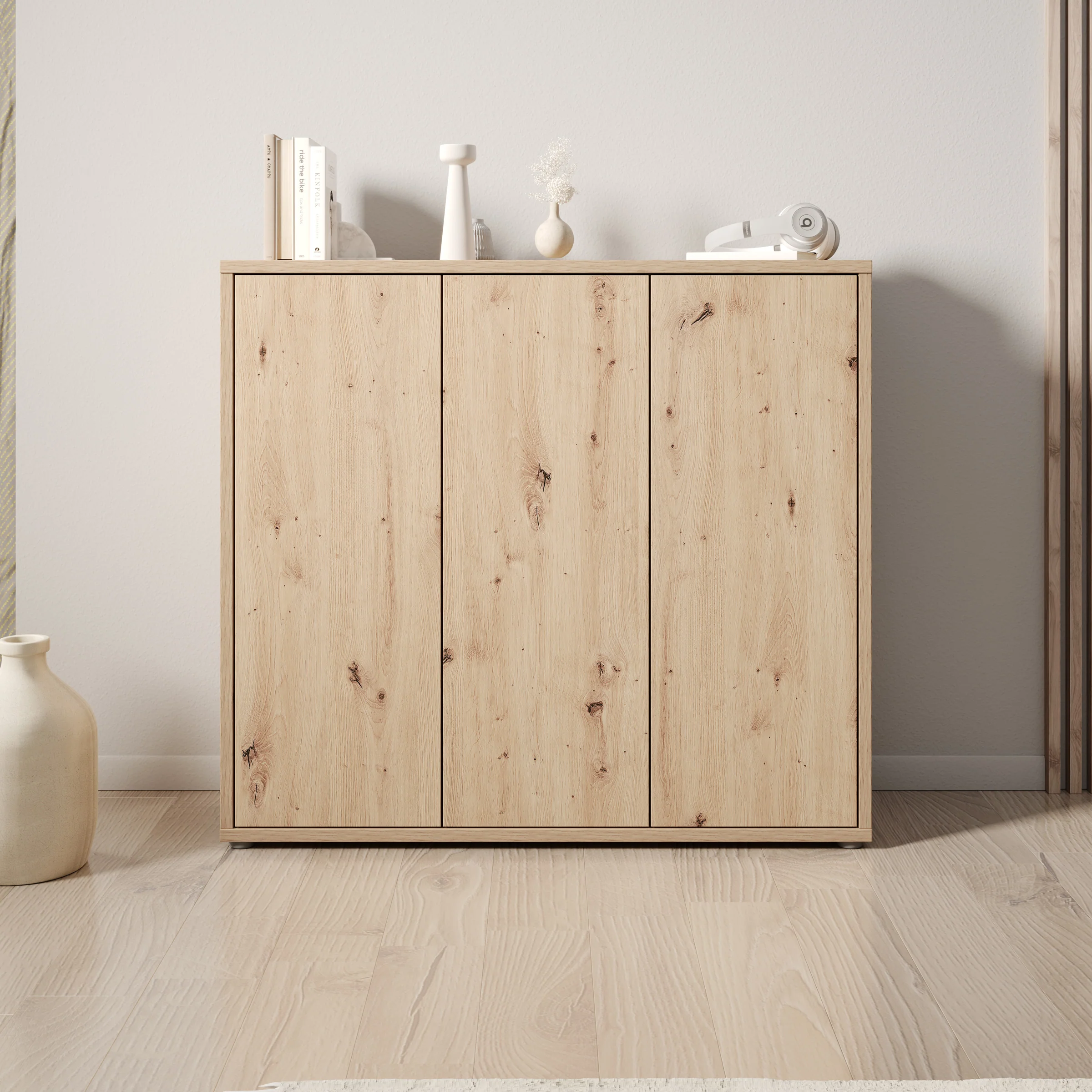 Amber 2 - Schoenenkast - Eiken - 109x35x99 cm - Image 3