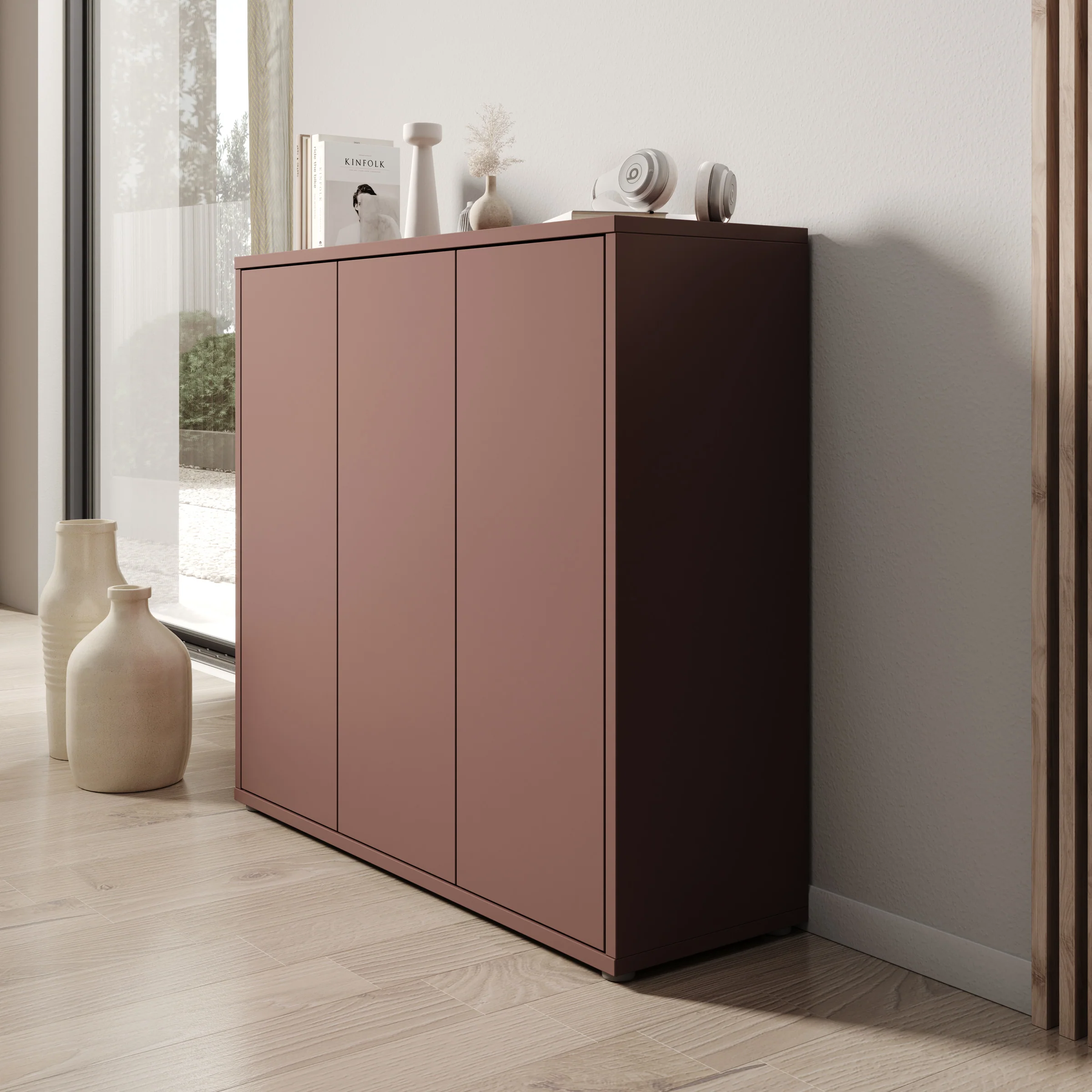 Amber 2 - Schoenenkast - Terracotta - 109x35x99 cm - Image 4