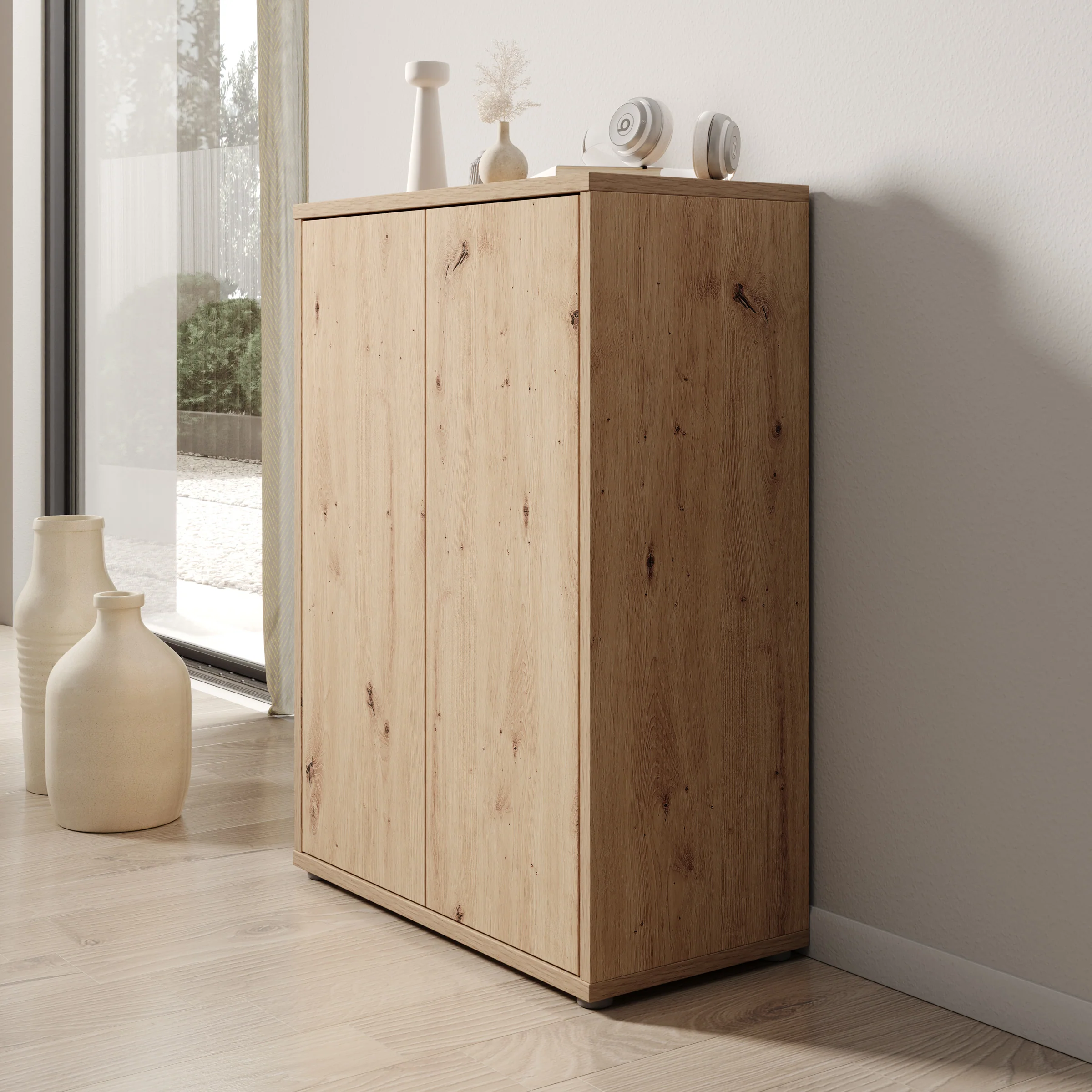 Amber - Schoenenkast - Eiken - 75x35x99 cm - Image 4