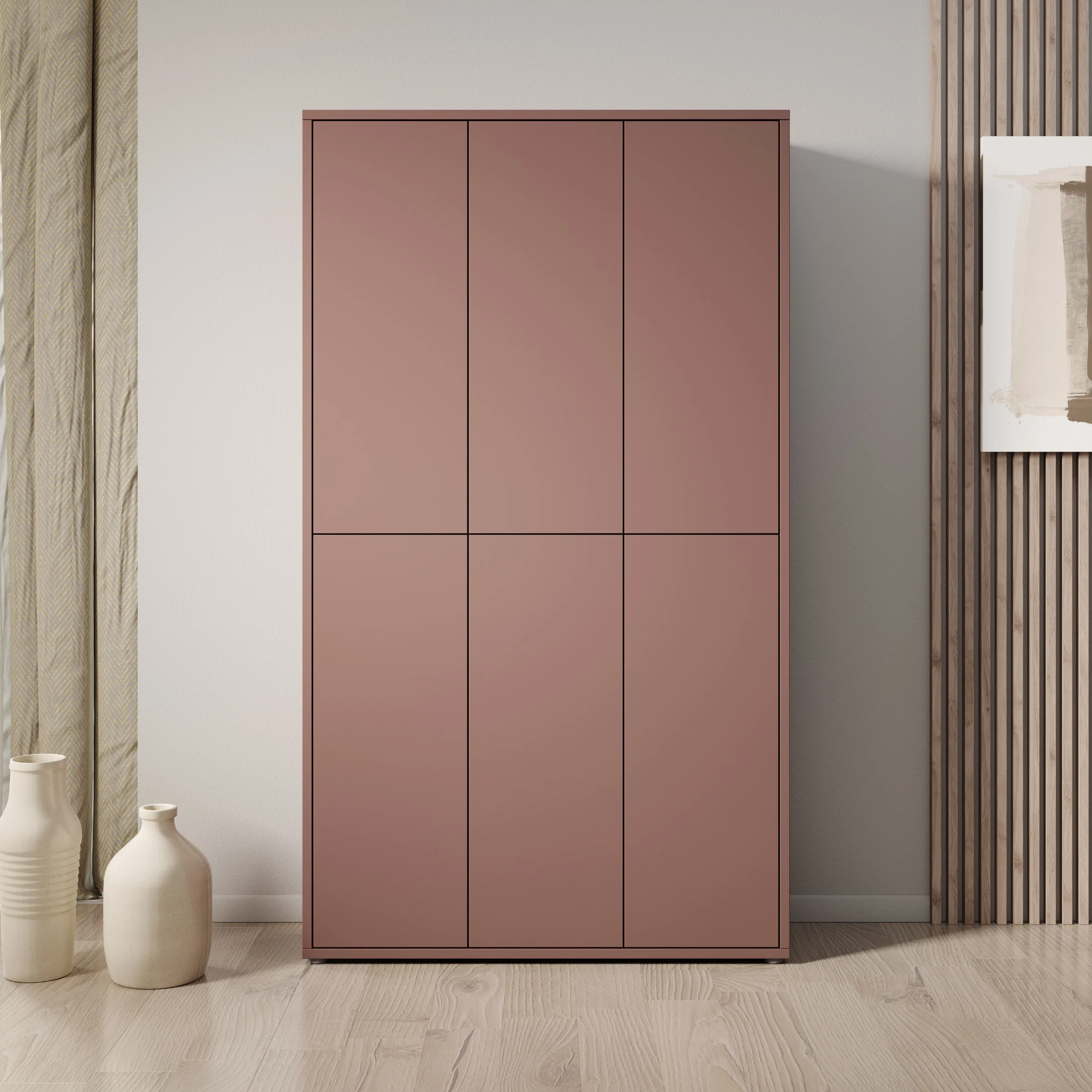 Amber - Schoenenkast - Terracotta - 109x35x192 cm - Image 3
