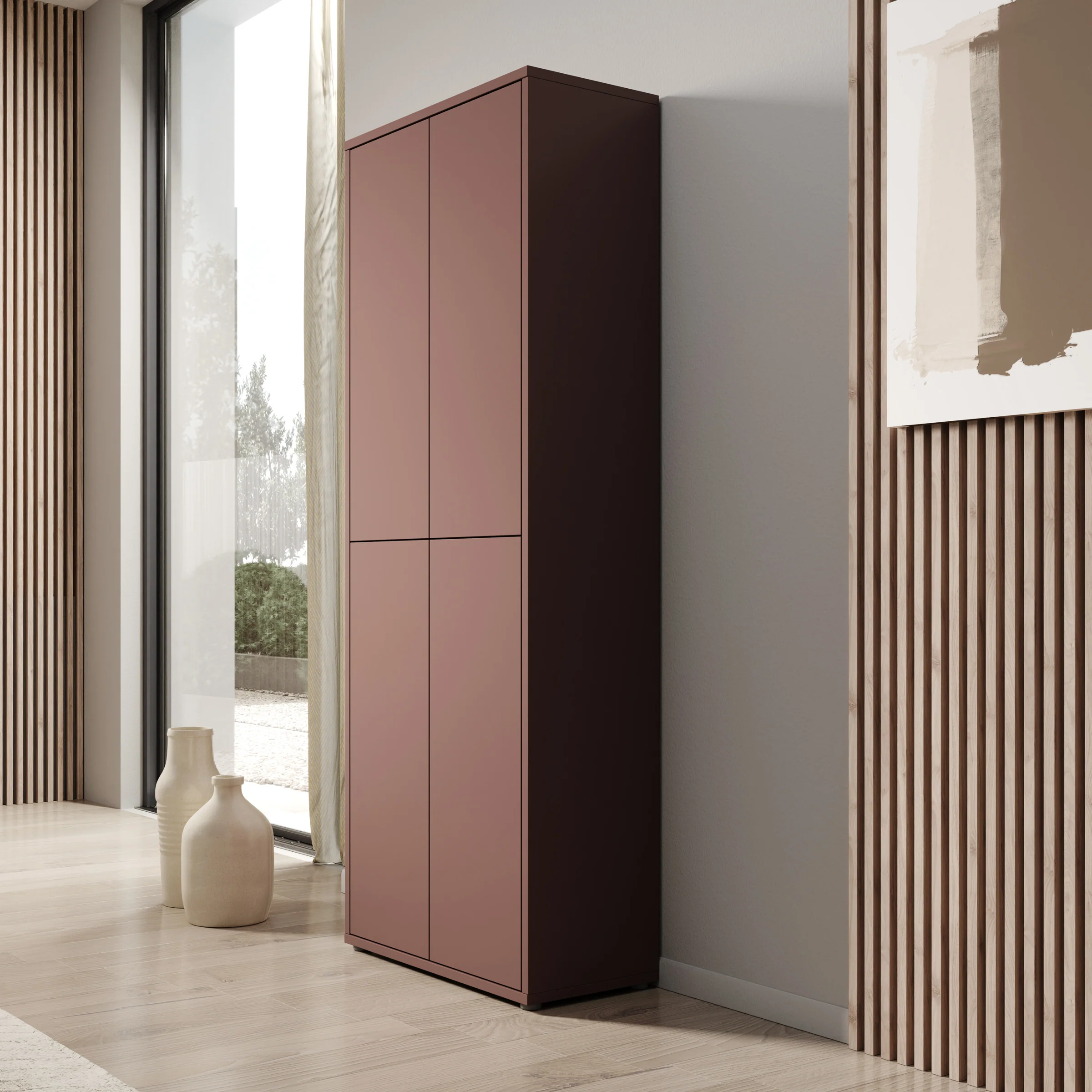 Amber - Schoenenkast - Terracotta - 75x35x192 cm - Image 4