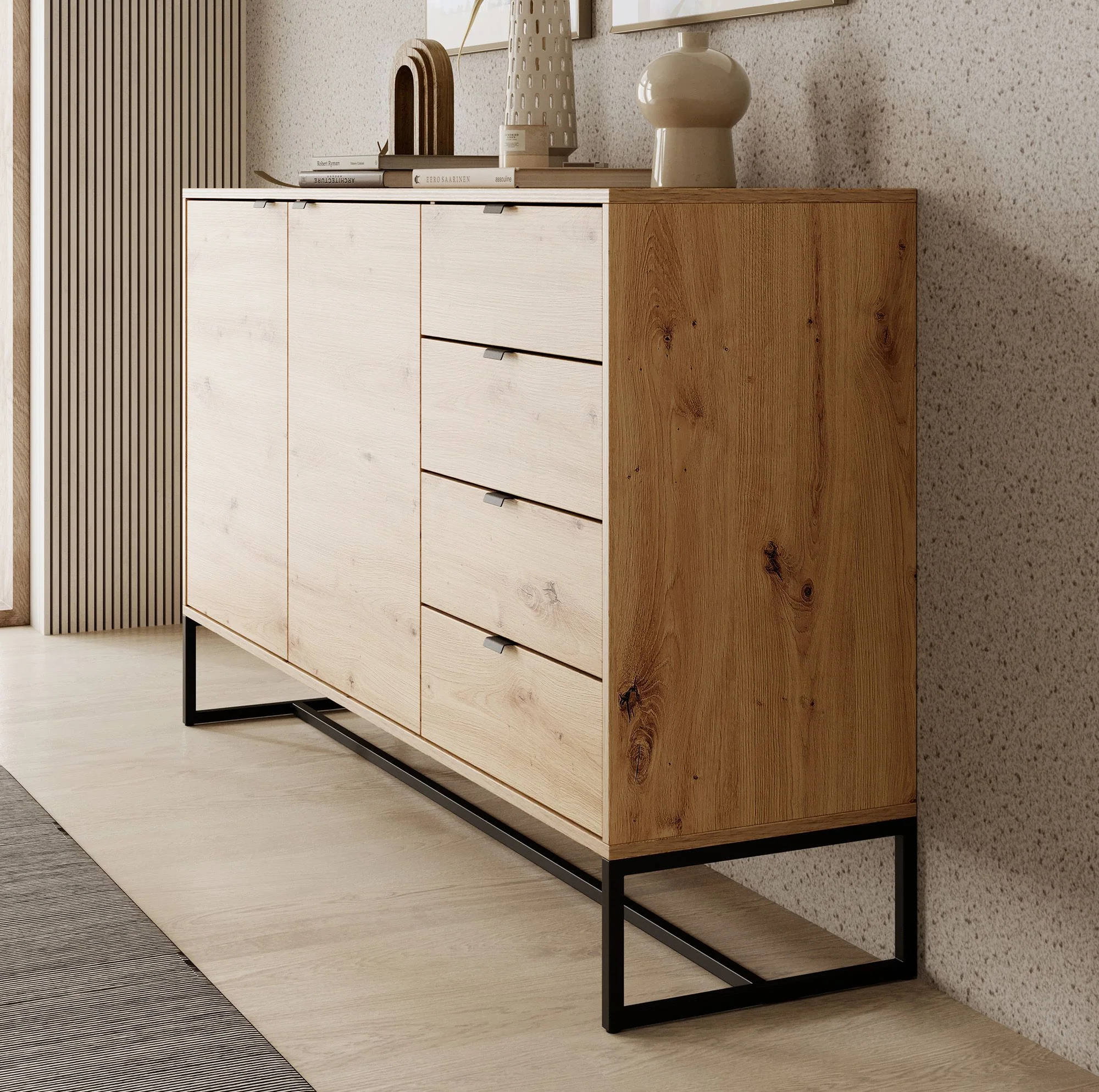 Amore - Dressoir - Eiken - 153x39x89 cm - Image 4