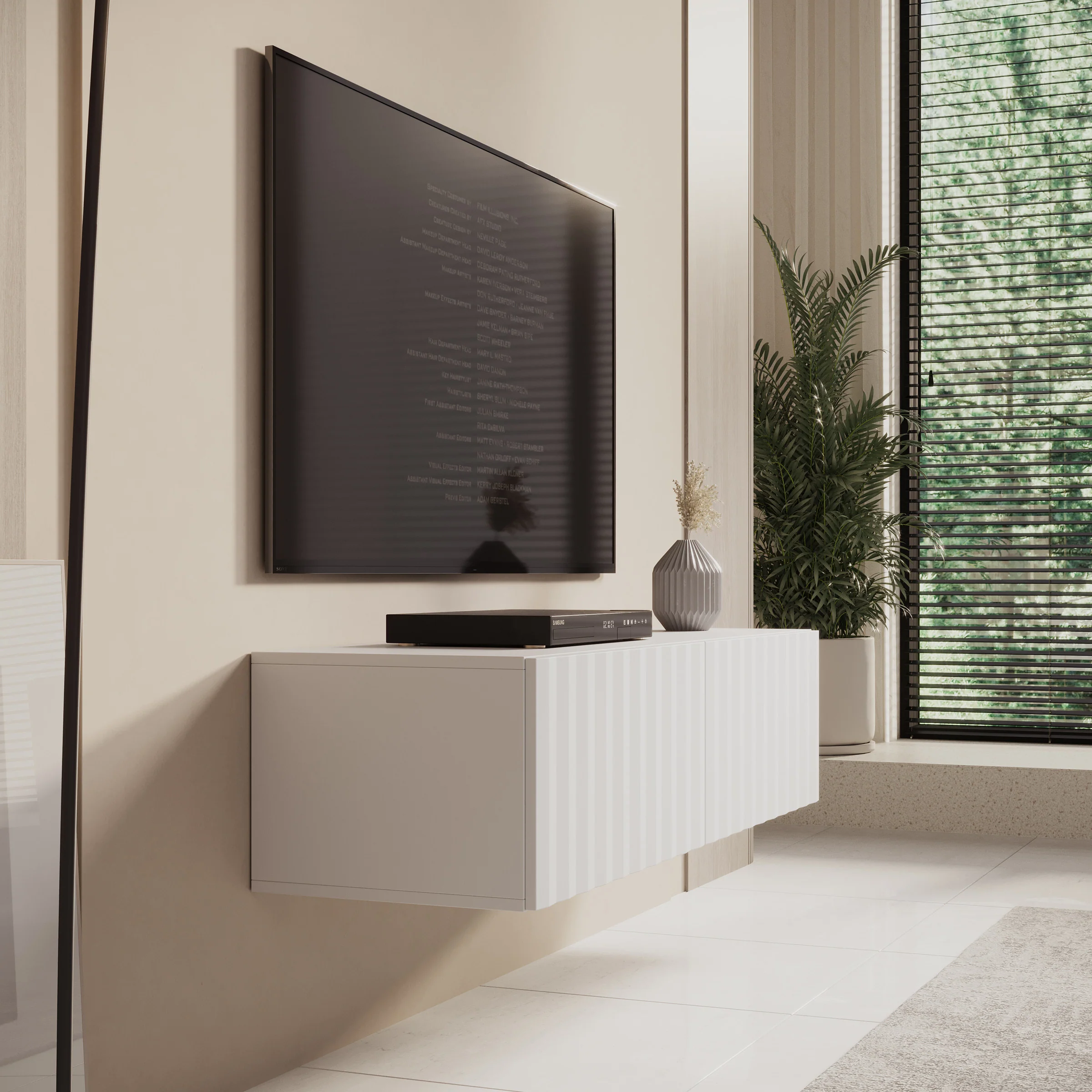 Angelina - TV-Meubel - Wit - 128 cm - Image 4