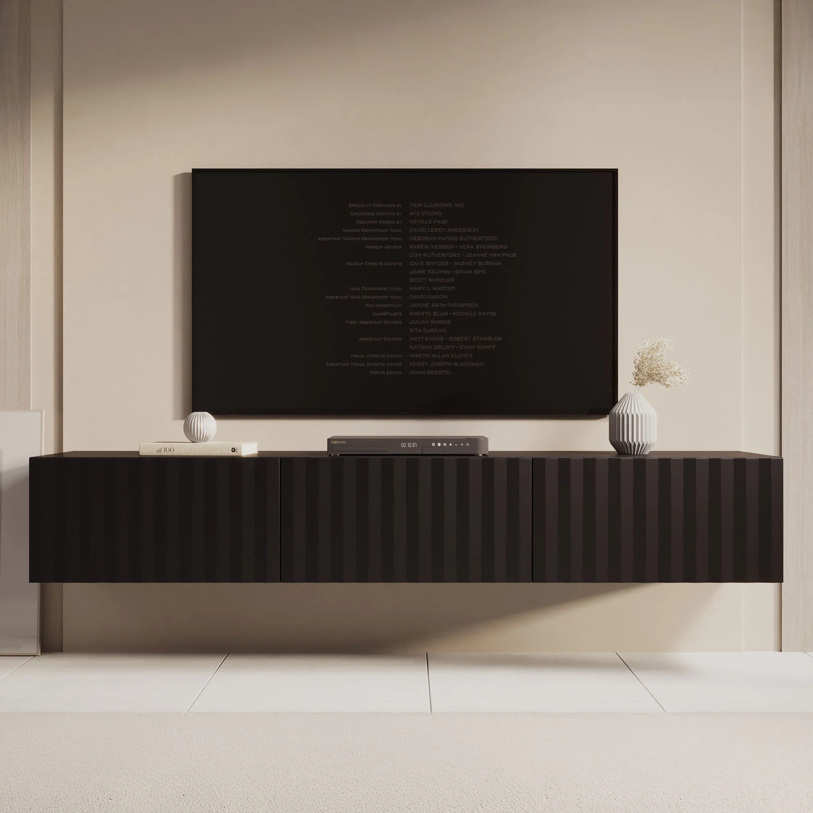 Angelina - TV-Meubel - Zwart - 192 cm - Image 3