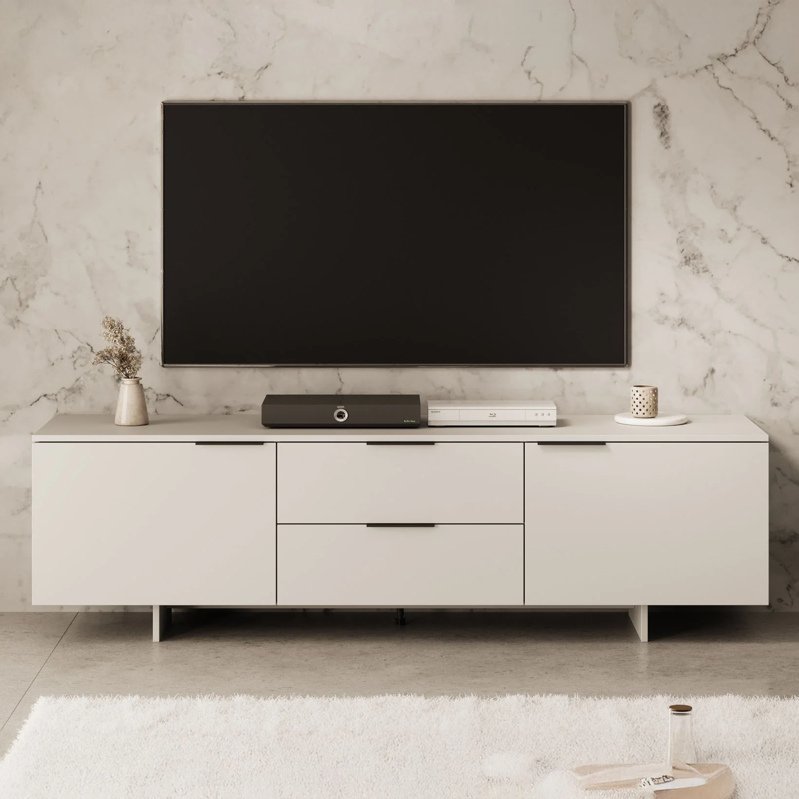 Ankara - TV-Meubel - Beige - 180 cm - Image 3