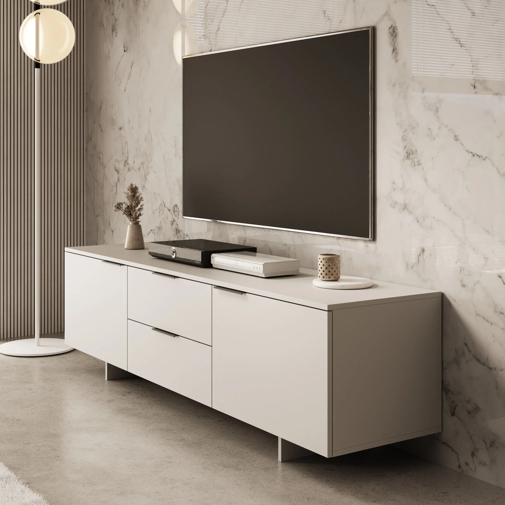 Ankara - TV-Meubel - Beige - 180 cm - Image 4