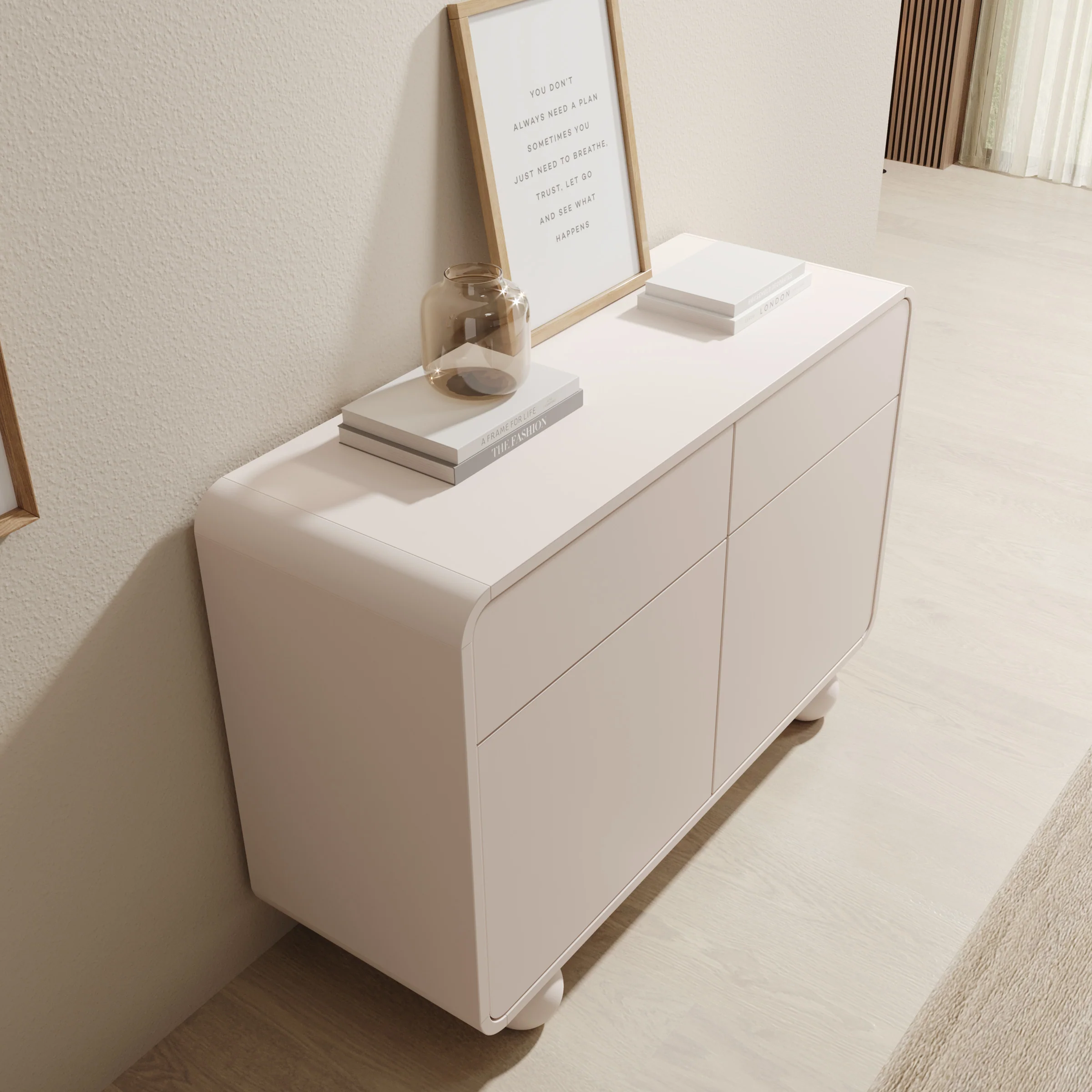 Anobo - Dressoir - Beige - 108x39x75 cm - Image 5