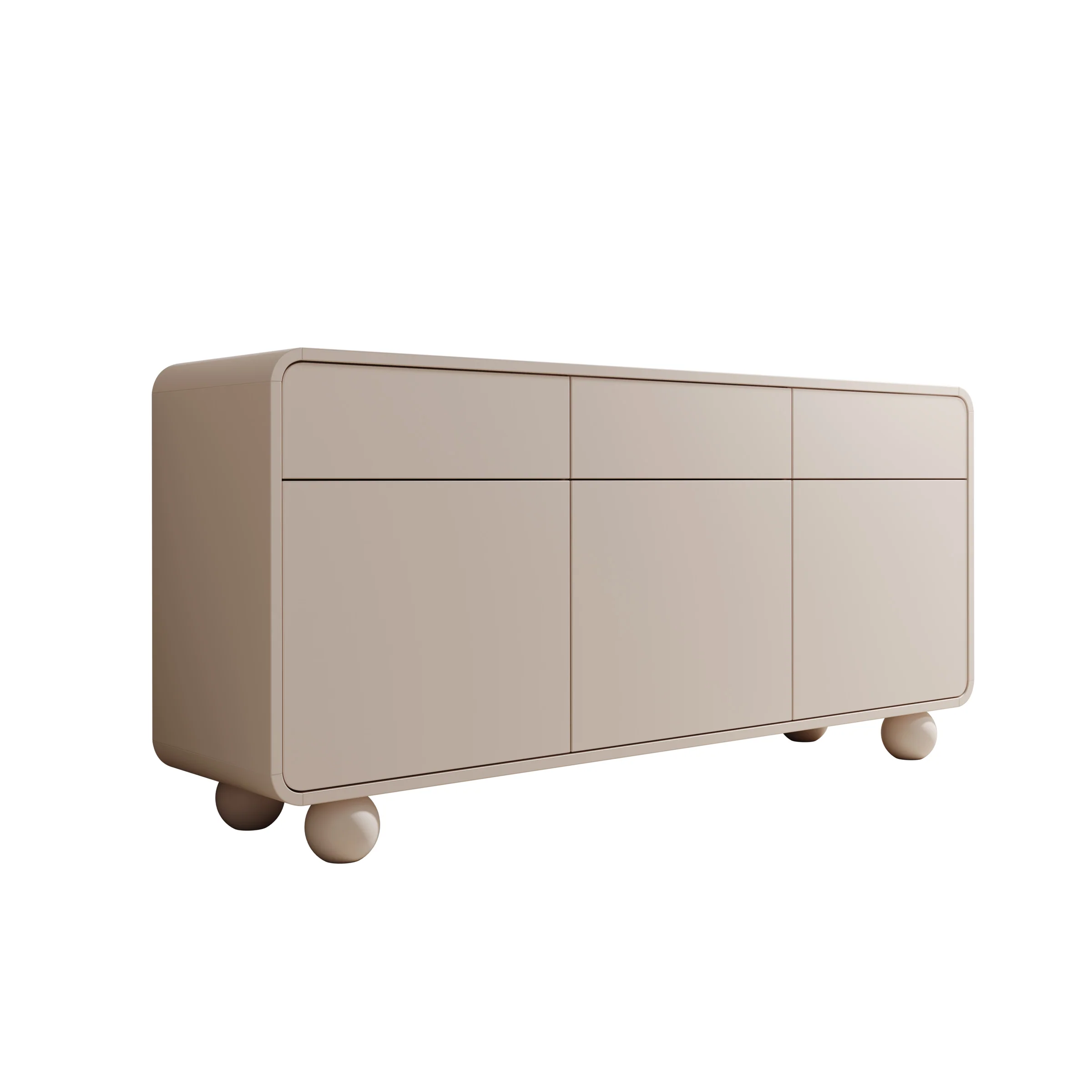 Anobo - Dressoir - Beige - 160x39x75 cm - Image 8