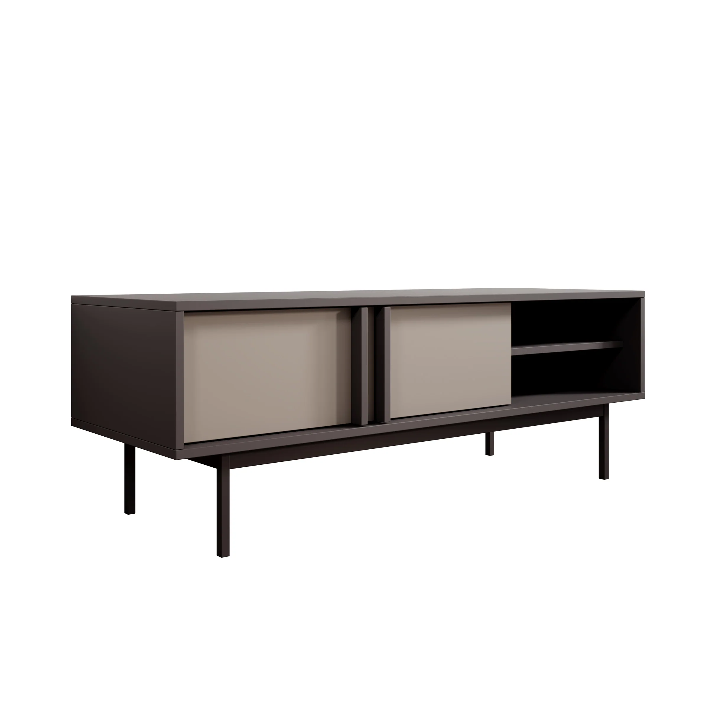 Antigo - TV-Meubel - Beige/Antraciet - 123x43x43 cm - Image 7