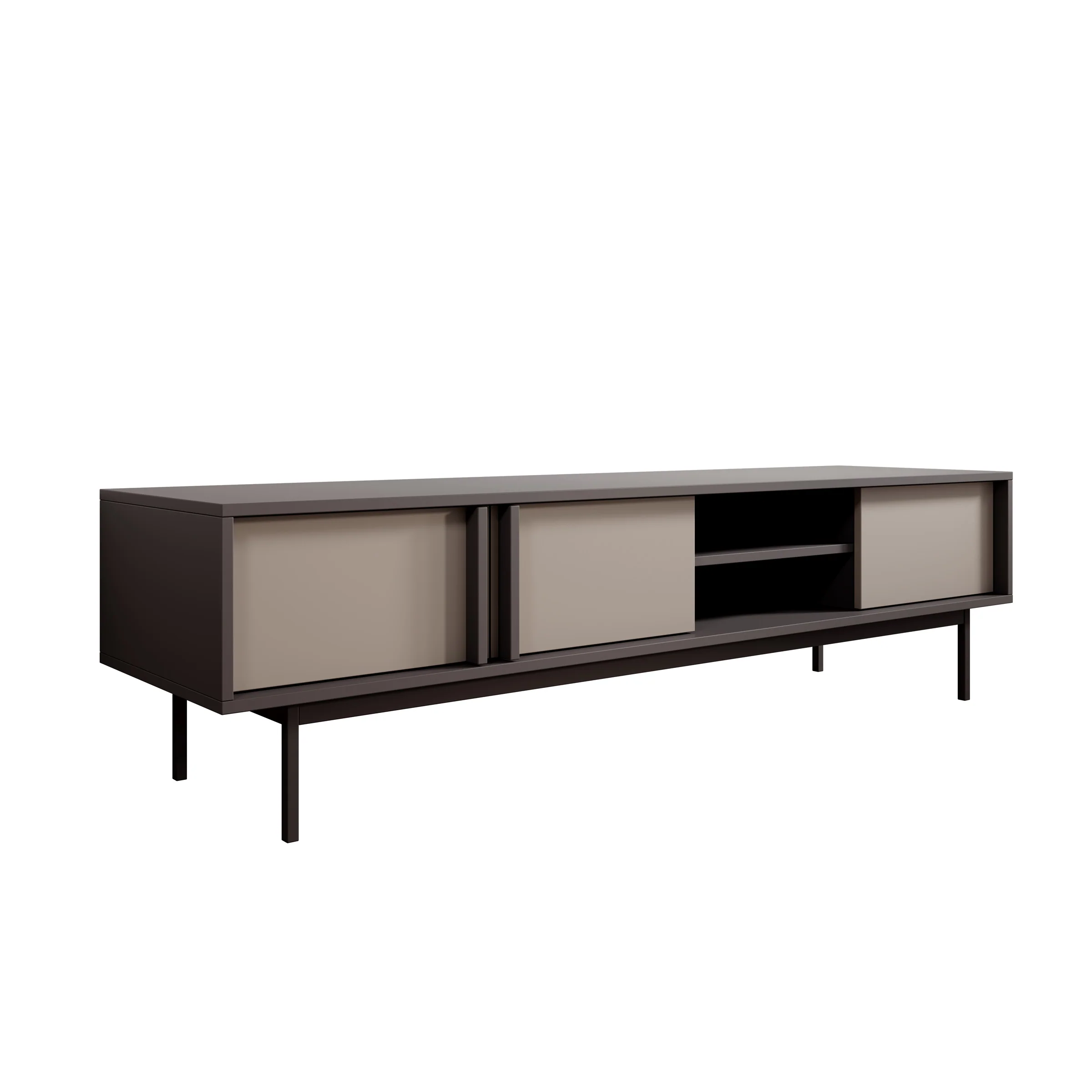 Antigo - TV-Meubel - Beige/Antraciet - 163x43x43 cm - Image 7