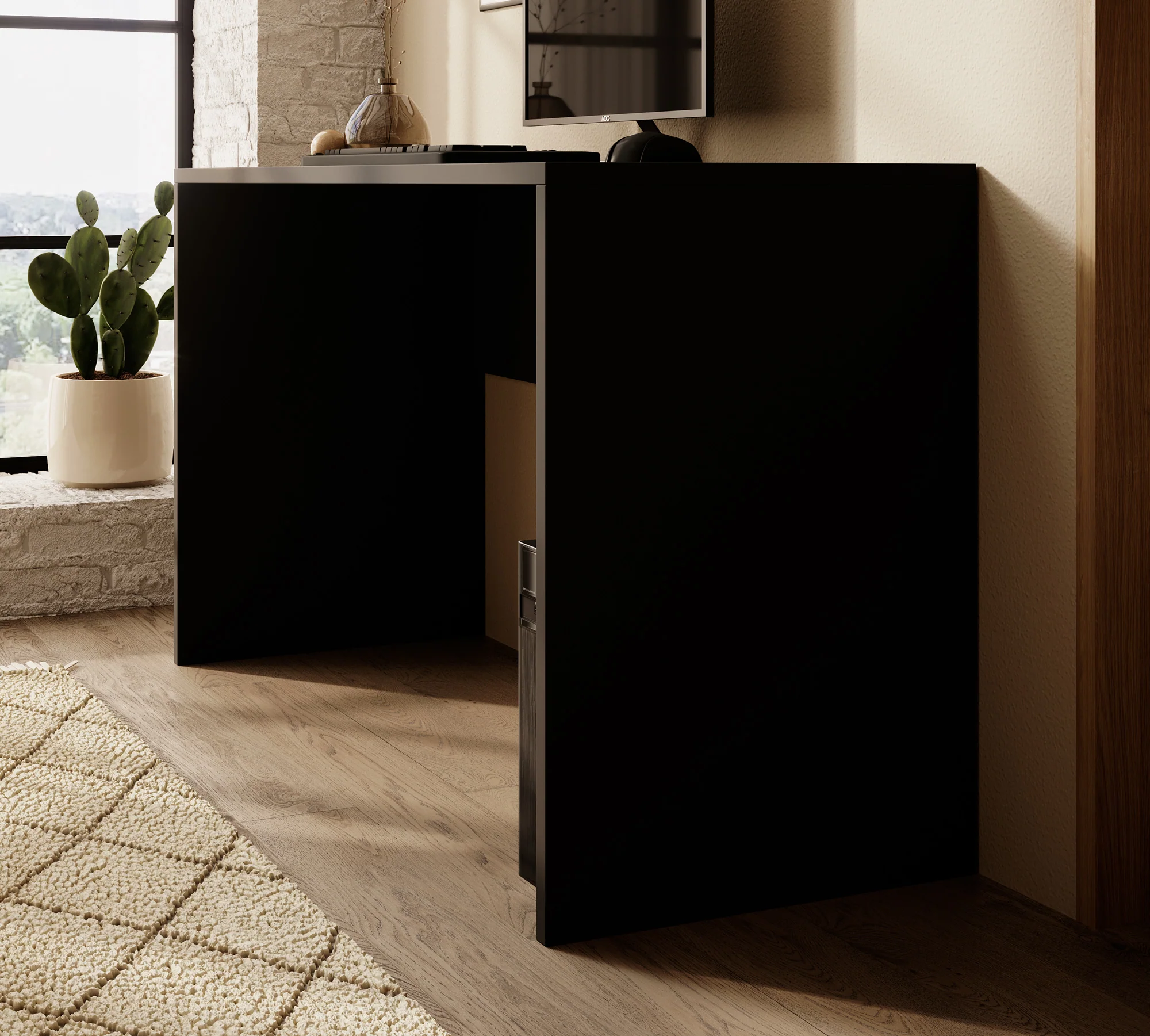 Apoda 2 - Bureau - Zwart - 130x50 cm - Image 3
