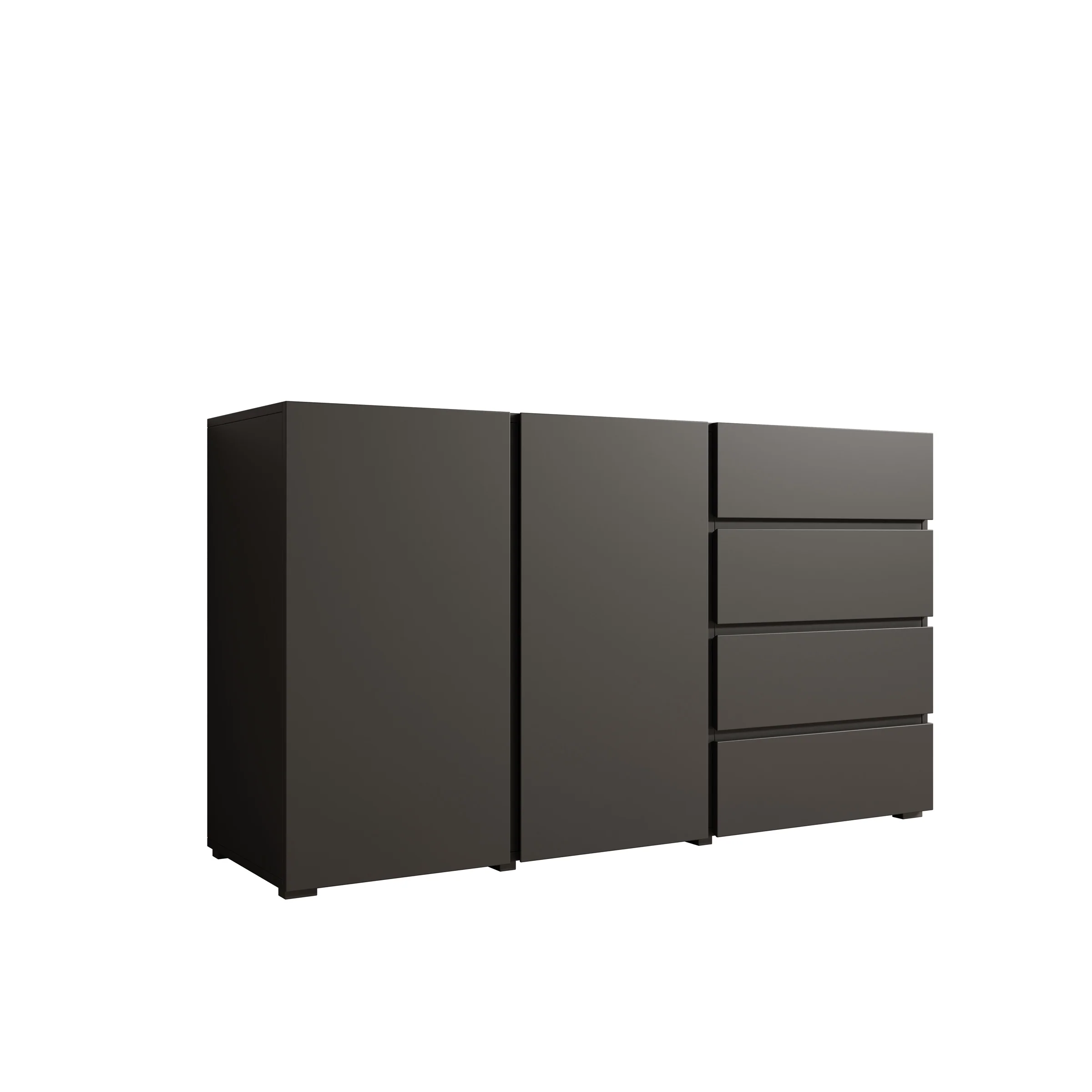 Aroji - Dressoir - Zwart - 138x40x78 cm - Image 8