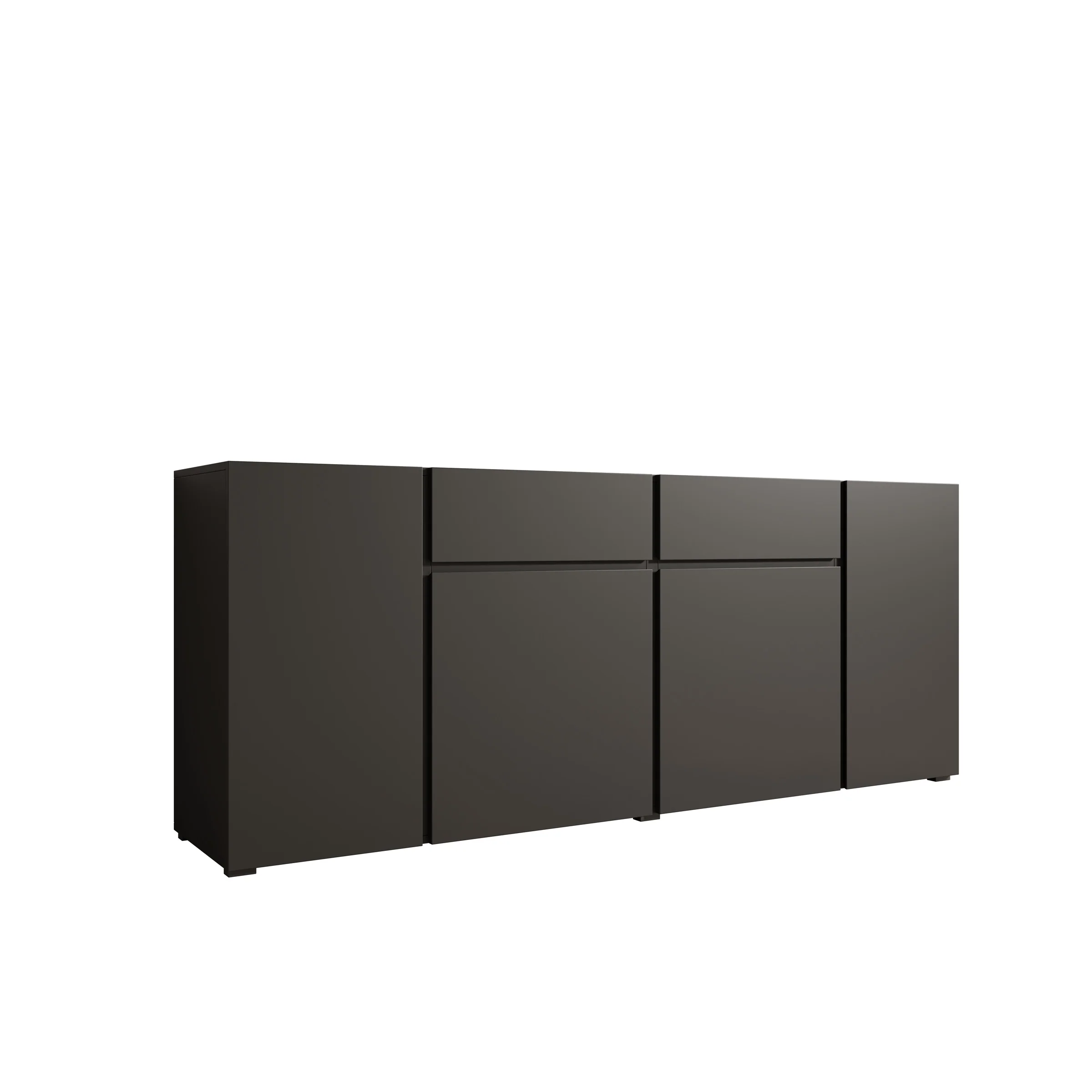 Aroji - Dressoir - Zwart - 195x40x78 cm - Image 8