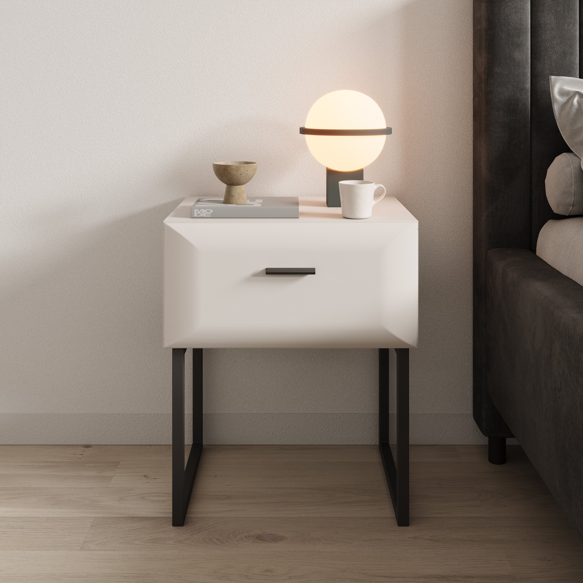 Arosa - Nachtkastje - Beige - 45x38x55 cm - Image 3