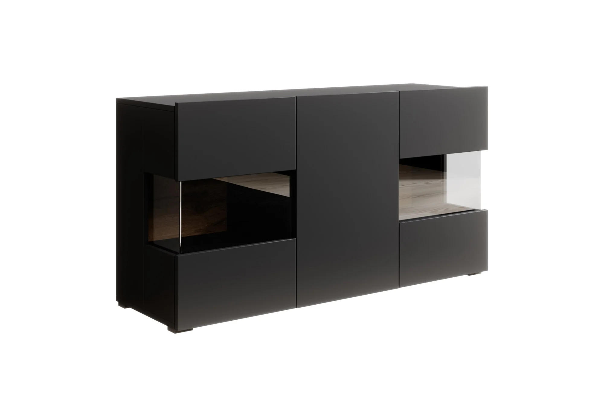 Asilento - Dressoir - Zwart - 120x35x60 cm - Image 9