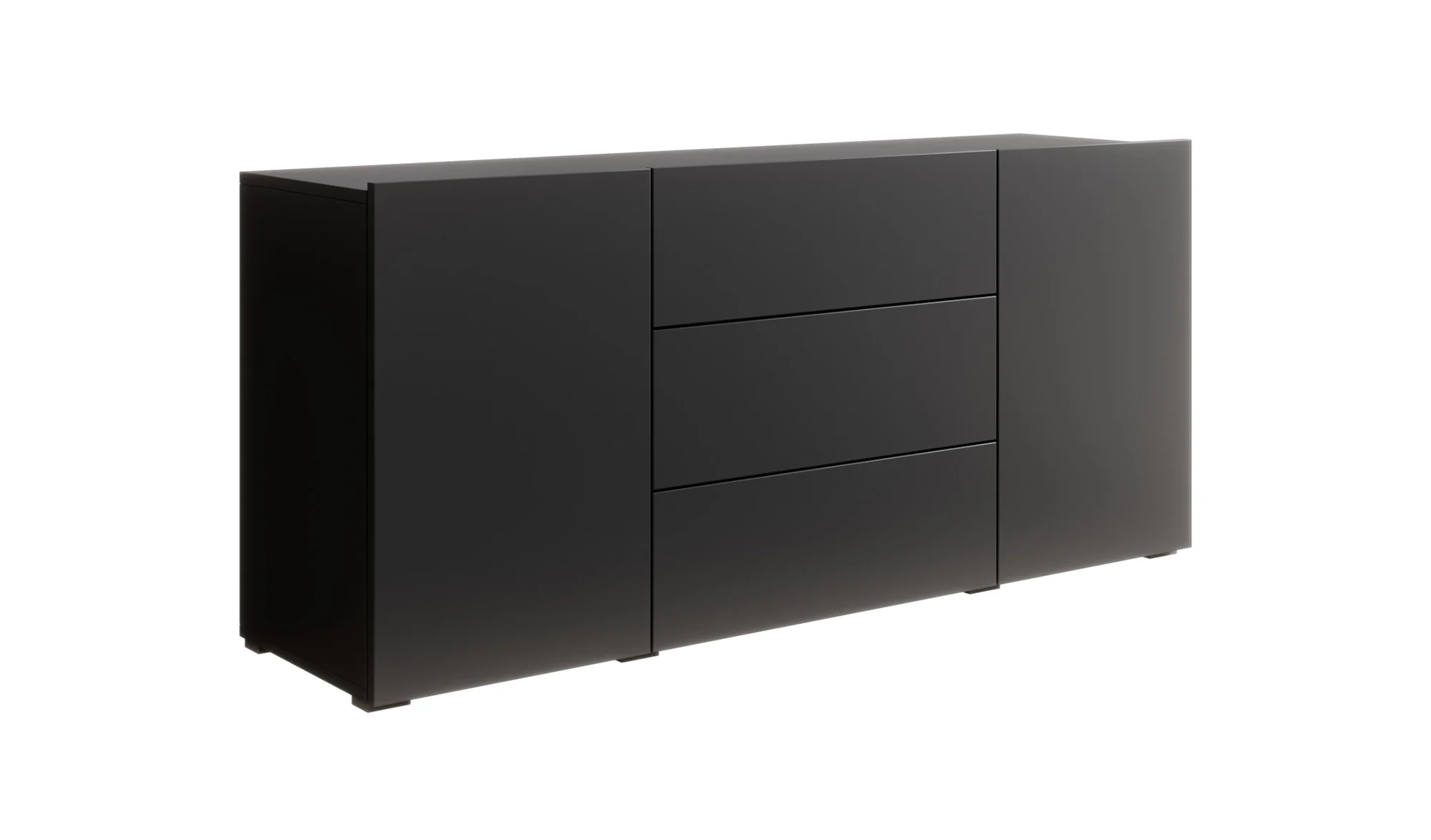 Asilento - Dressoir - Zwart - 140x35x60 cm - Image 9