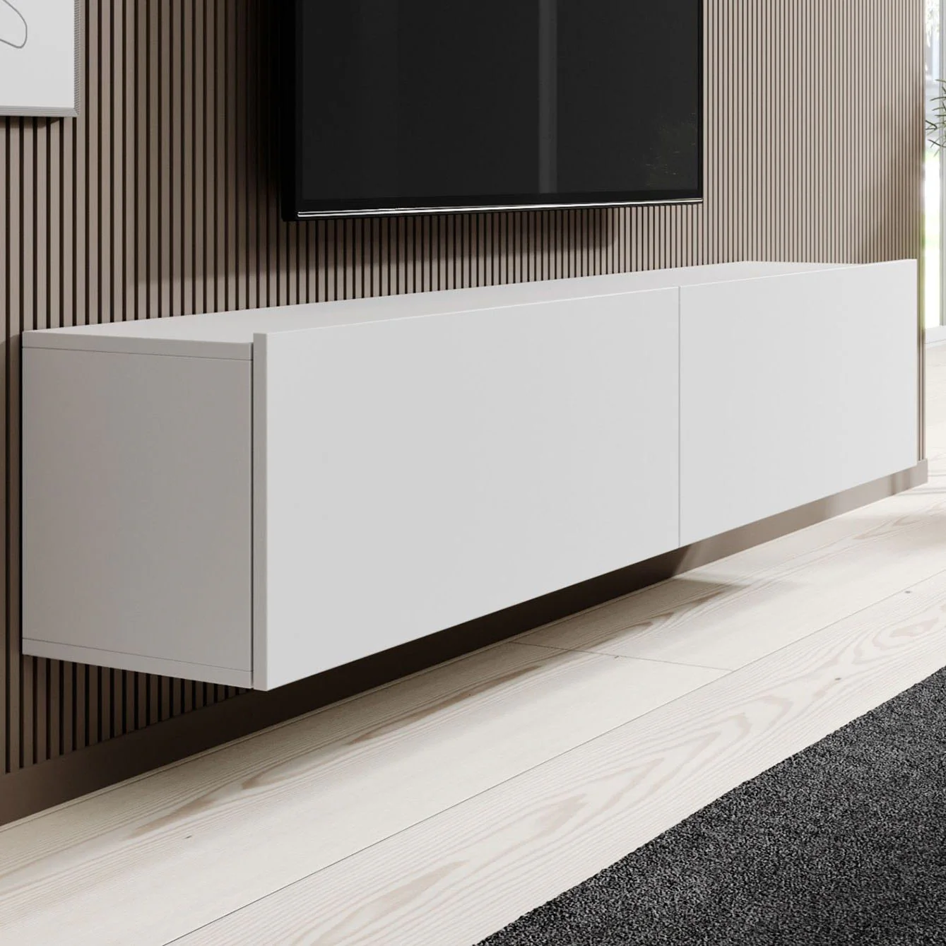 Asilento - TV-Meubel - Mat wit - 180 cm - Image 5