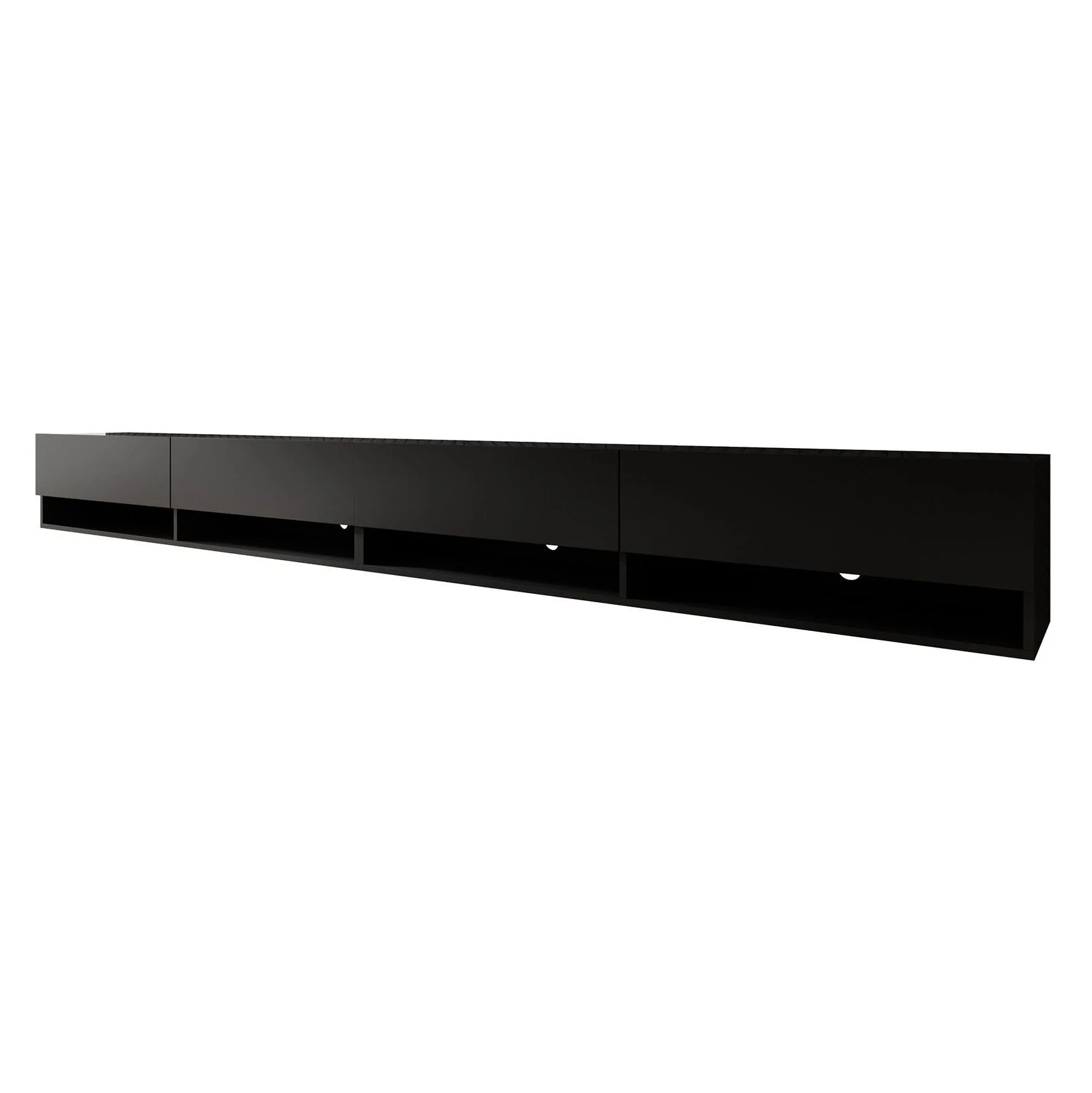 Asino - TV-Meubel  - Mat zwart - 280 cm - Image 7
