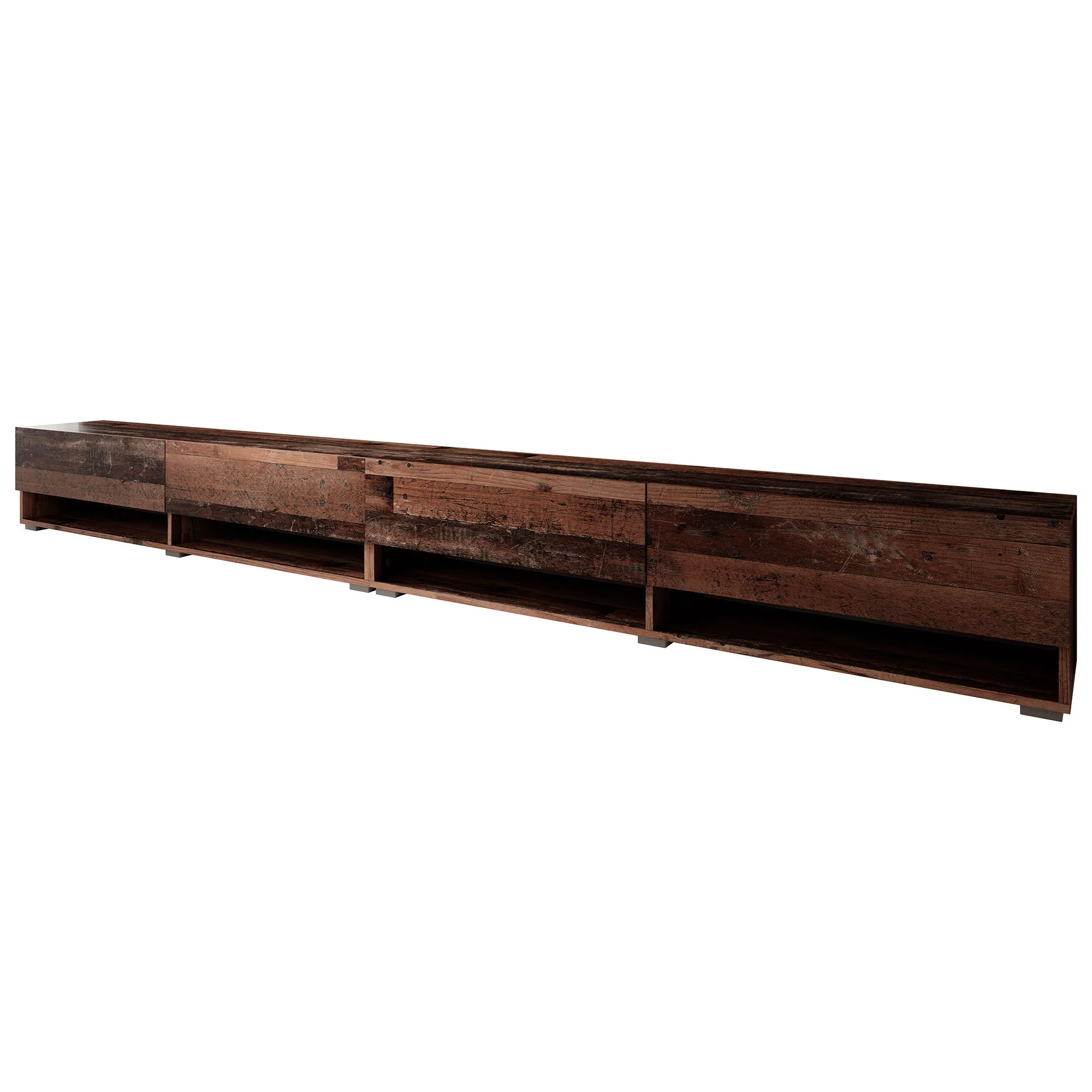 Asino - TV-Meubel  - Old wood  - 280 cm - Image 7