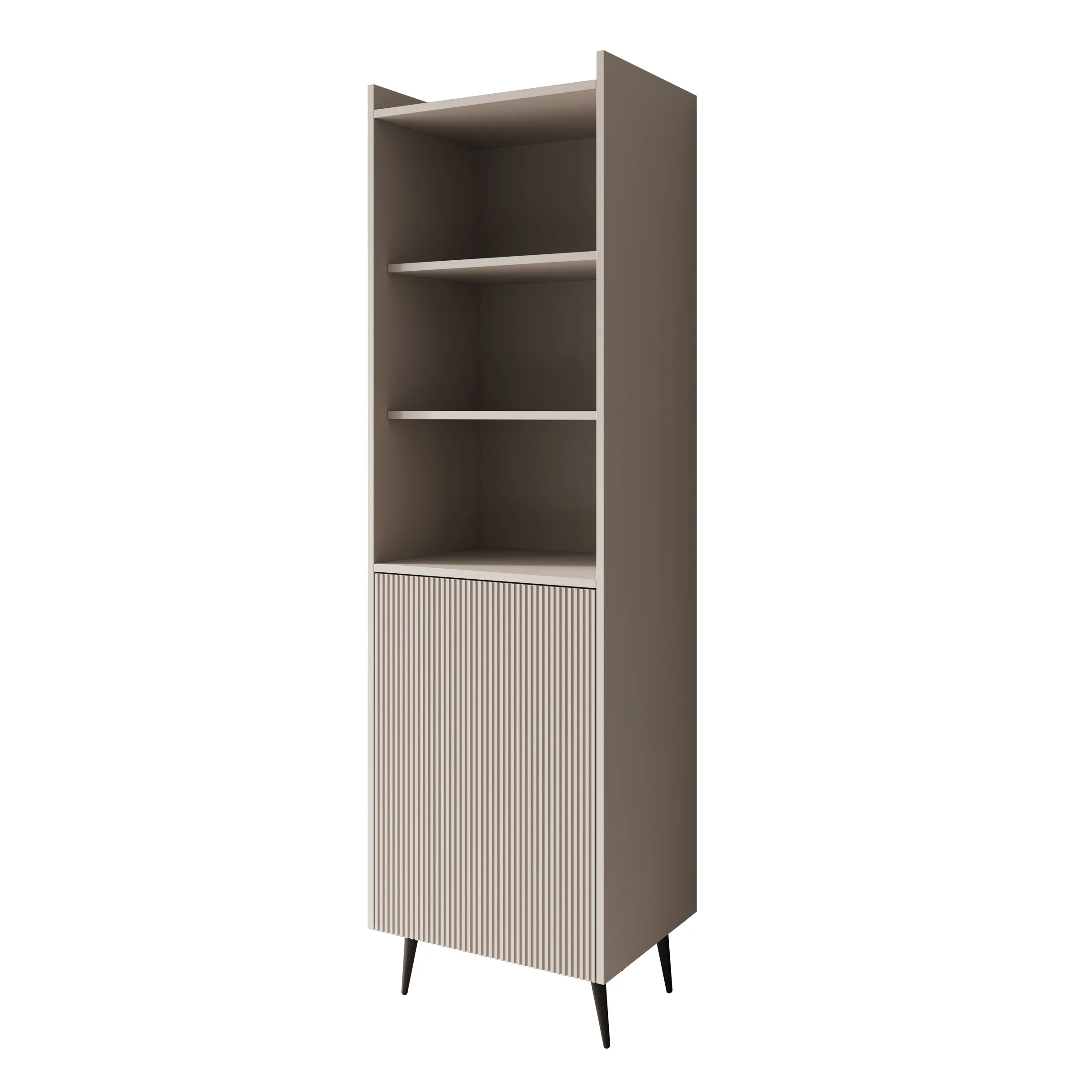 Asty - Boekenkast - Beige - 52x41x180 cm - Image 6