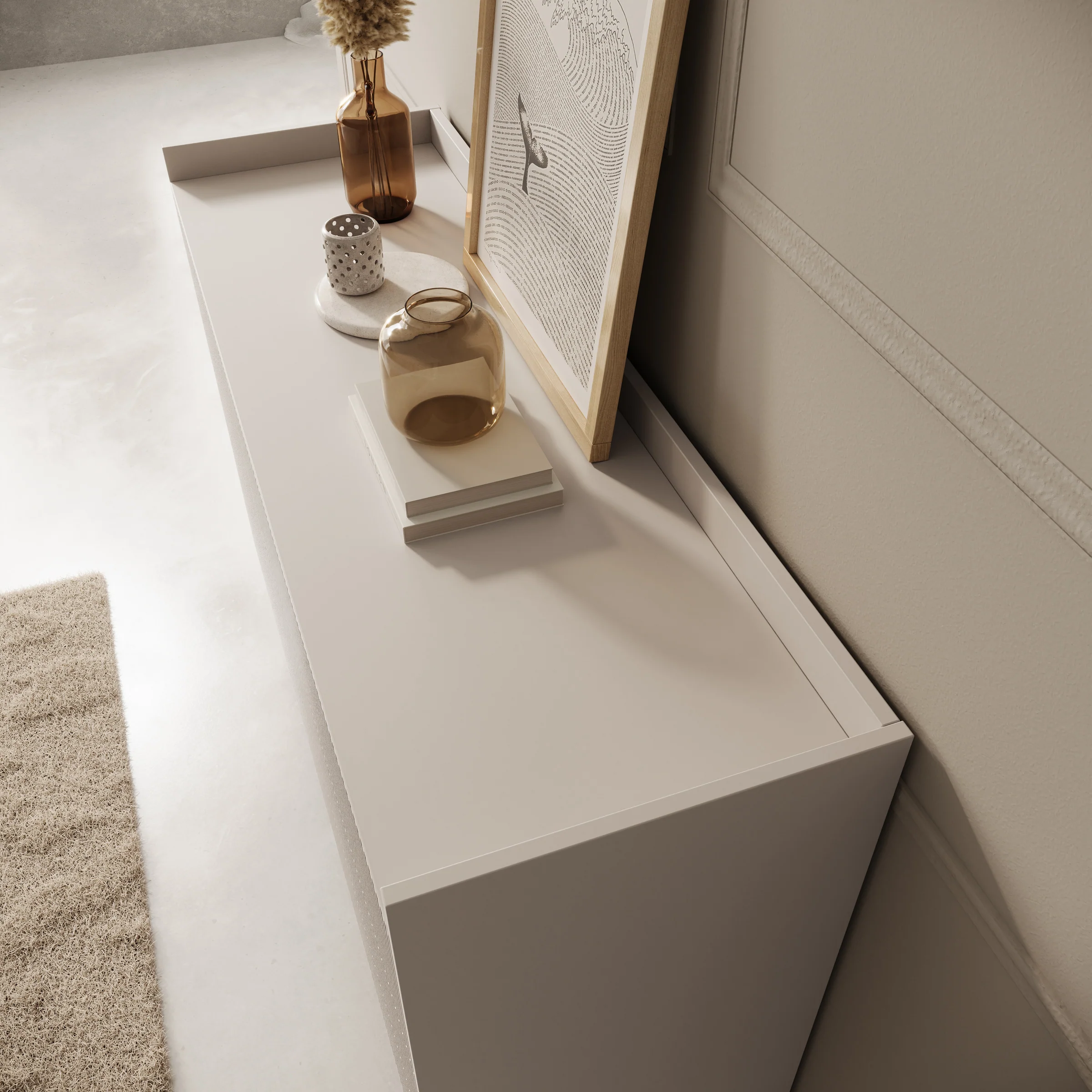 Asty - Dressoir - Beige - 126x41x92 cm - Image 5