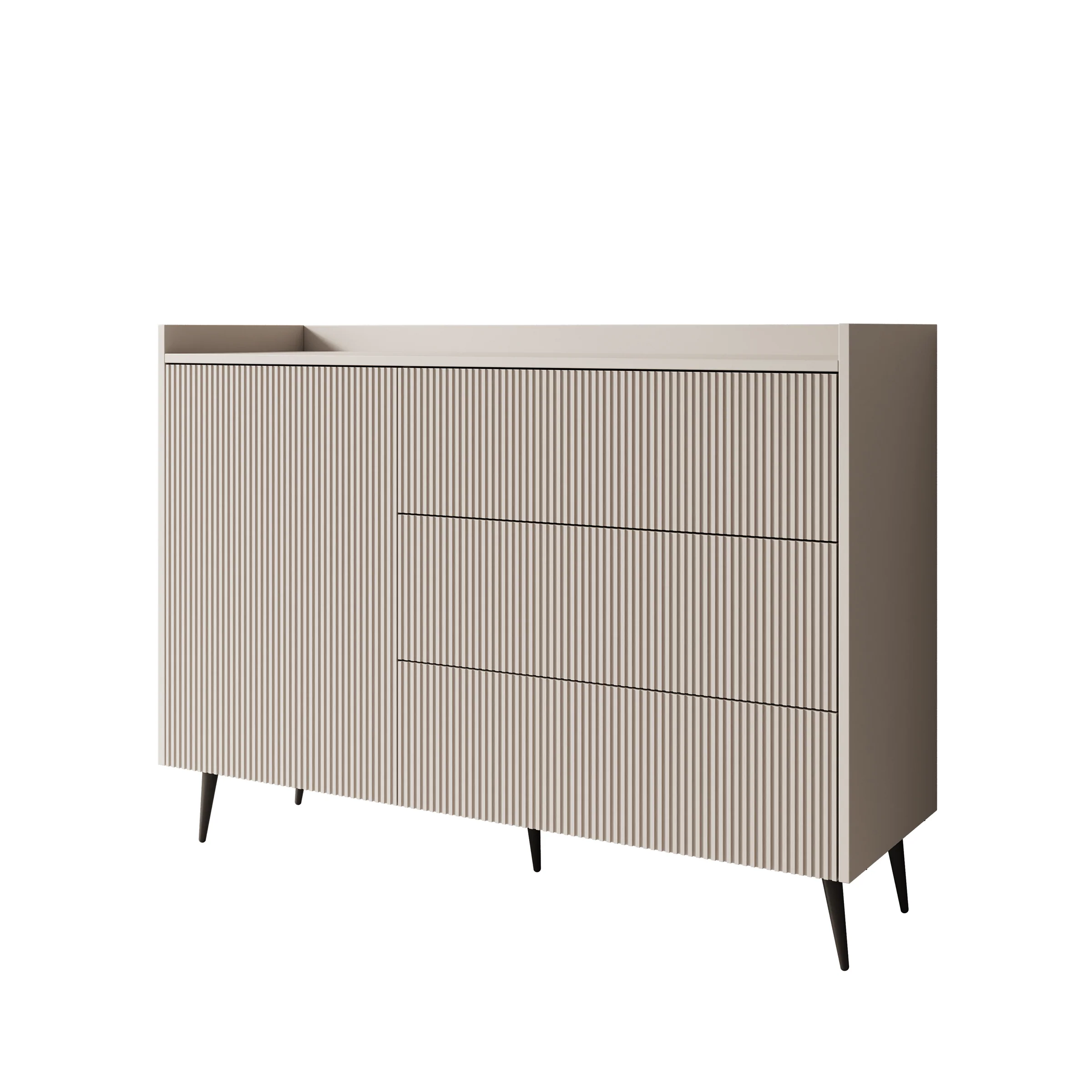 Asty - Dressoir - Beige - 126x41x92 cm - Image 8