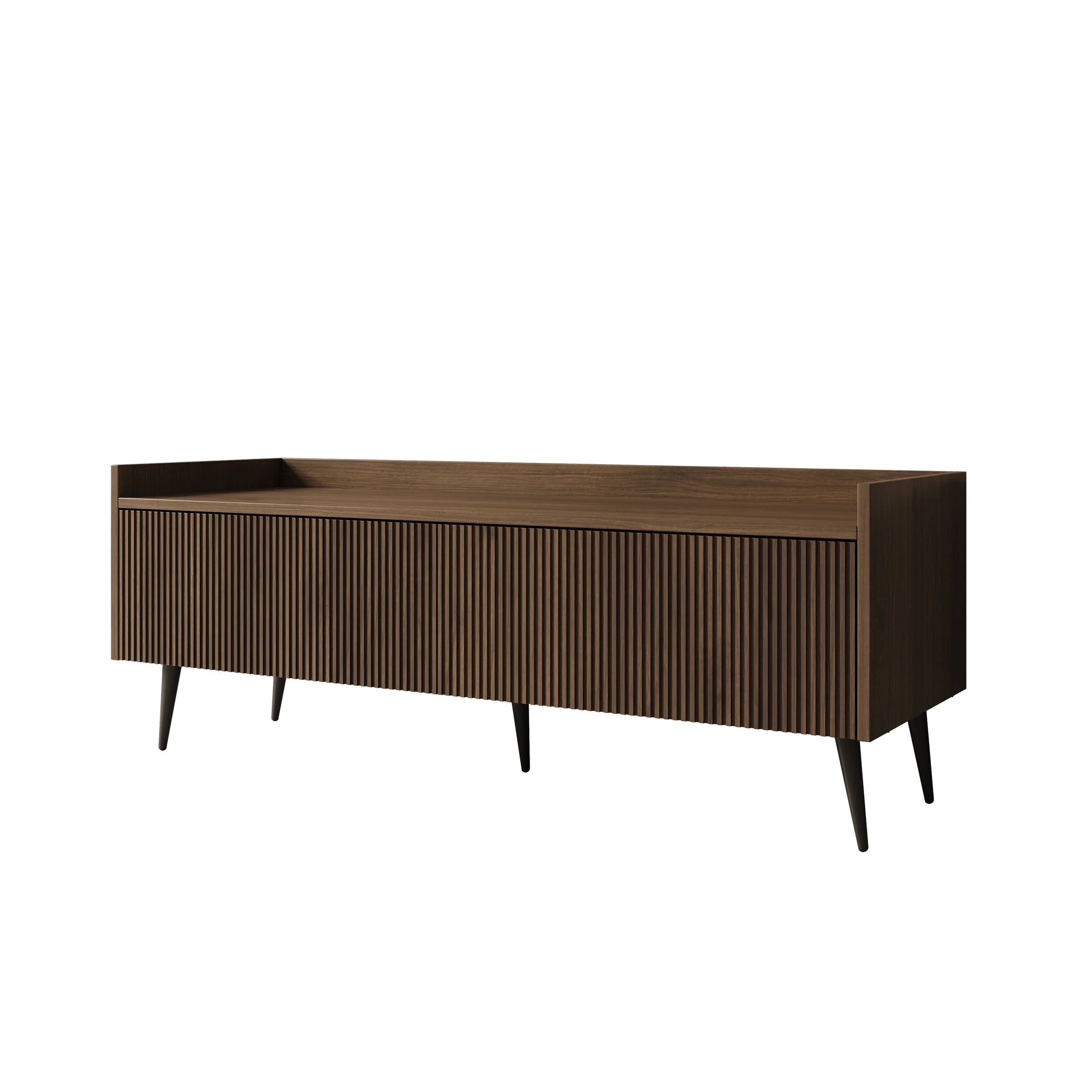 Asty - TV-Meubel - Donker eiken - 121x40x45 cm - Image 7