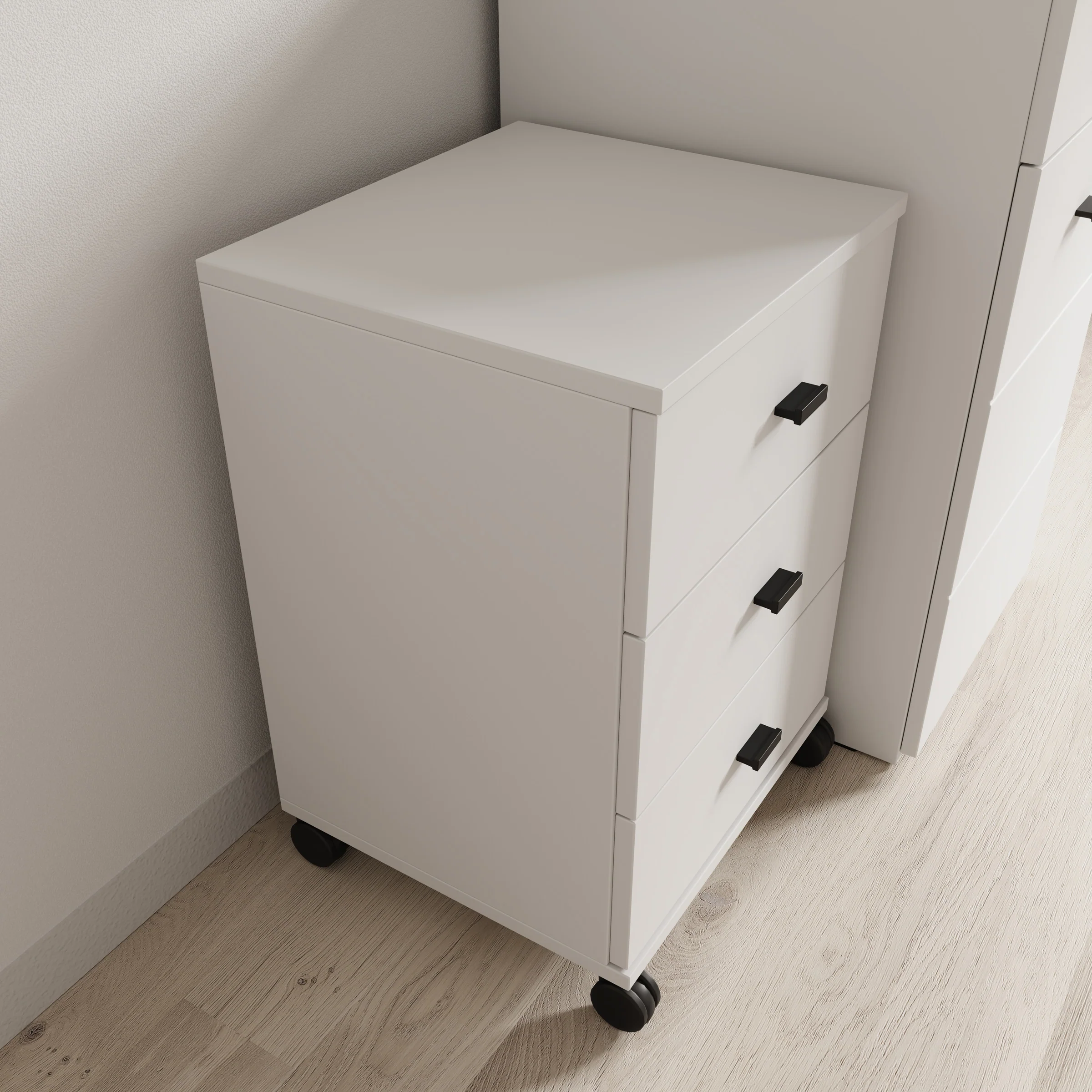 Avellio - Ladekast met 3 lades - Wit - 39x35x57 cm - Image 5