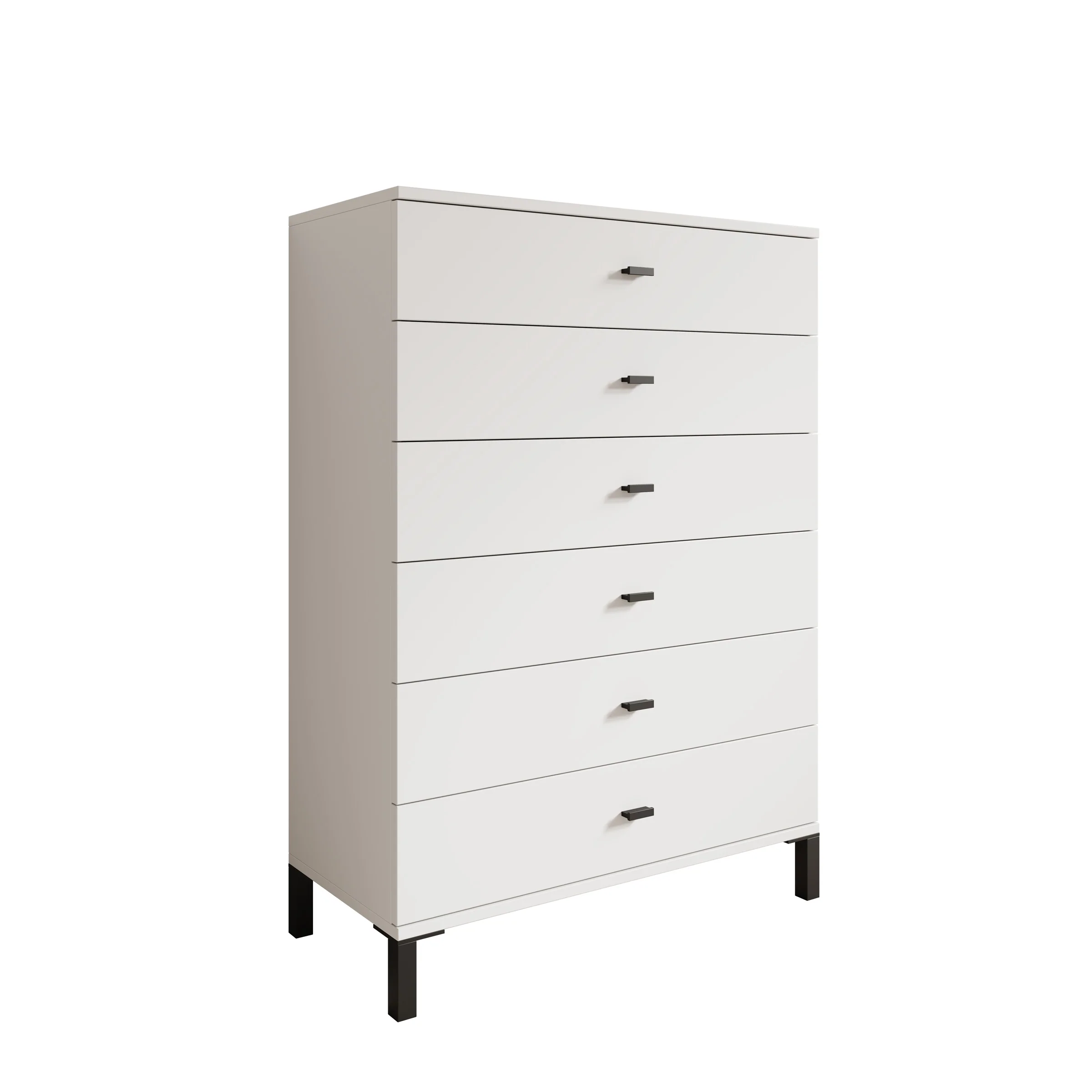 Avellio - Ladekast met 6 lades - Wit - 77x35x110 cm - Image 7