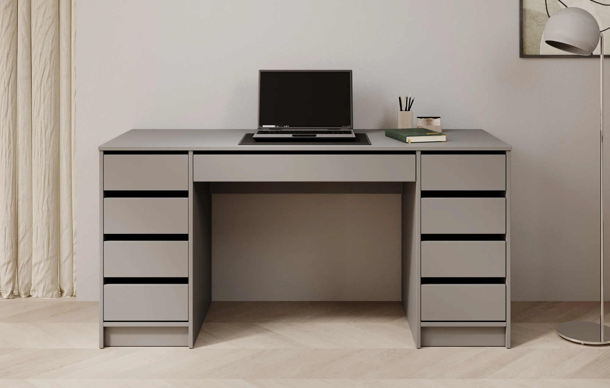 Avio 2 - Bureau - Antraciet - 154x55 cm - Image 3