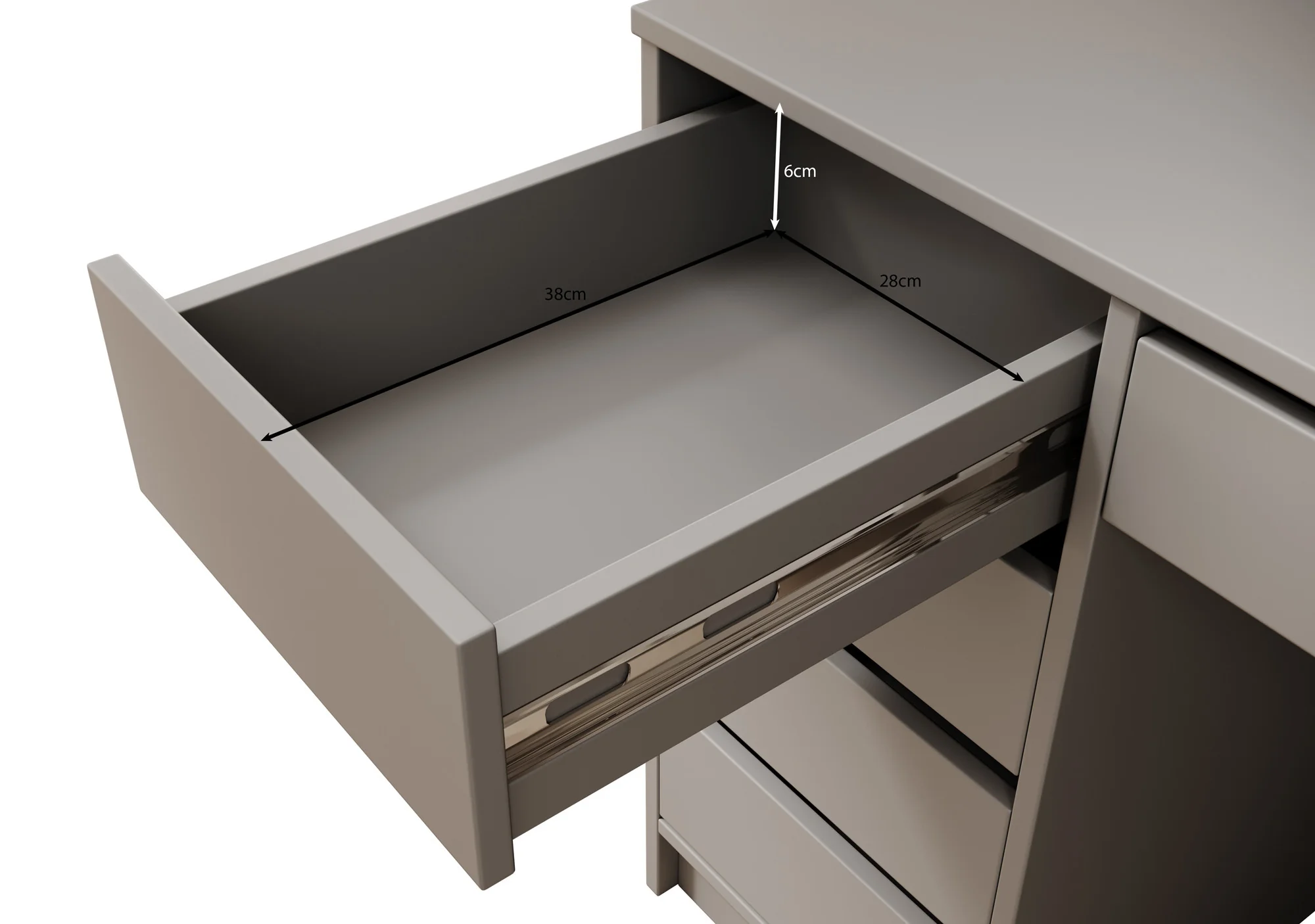 Avio 2 - Bureau - Zwart - 154x55 cm - Image 7