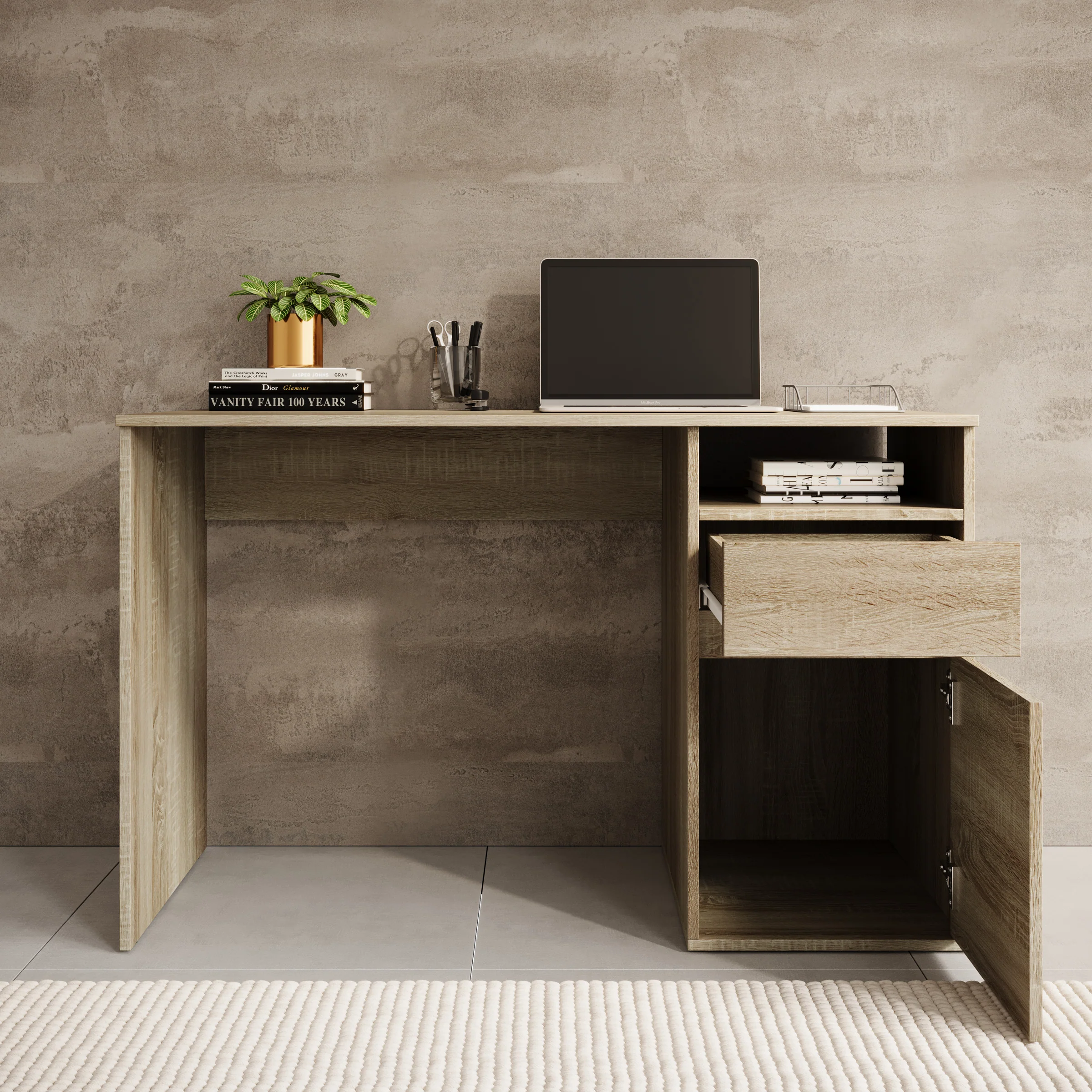 Babot 1 - Bureau - Eiken - 120x54 cm - Image 3