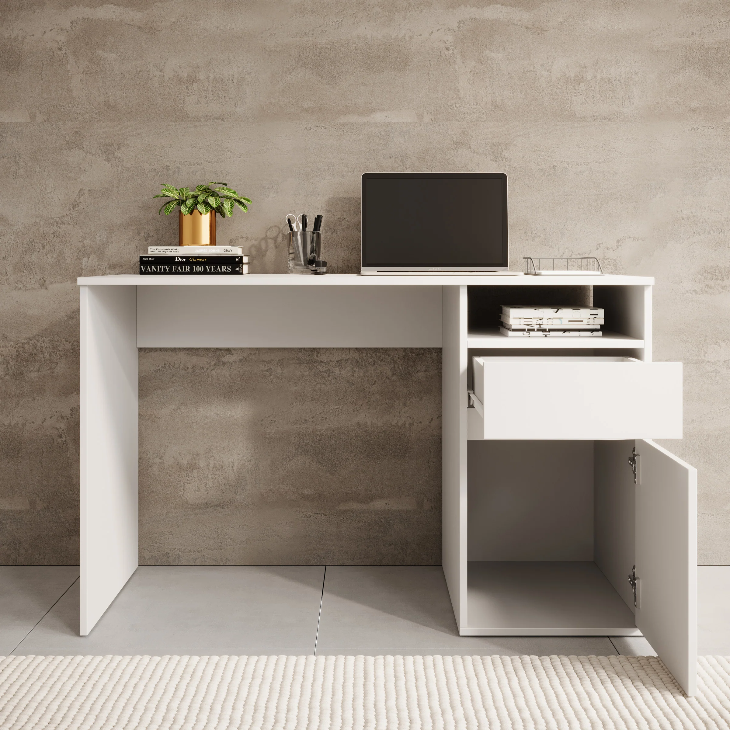 Babot 1 - Bureau - Wit - 120x54 cm - Image 3