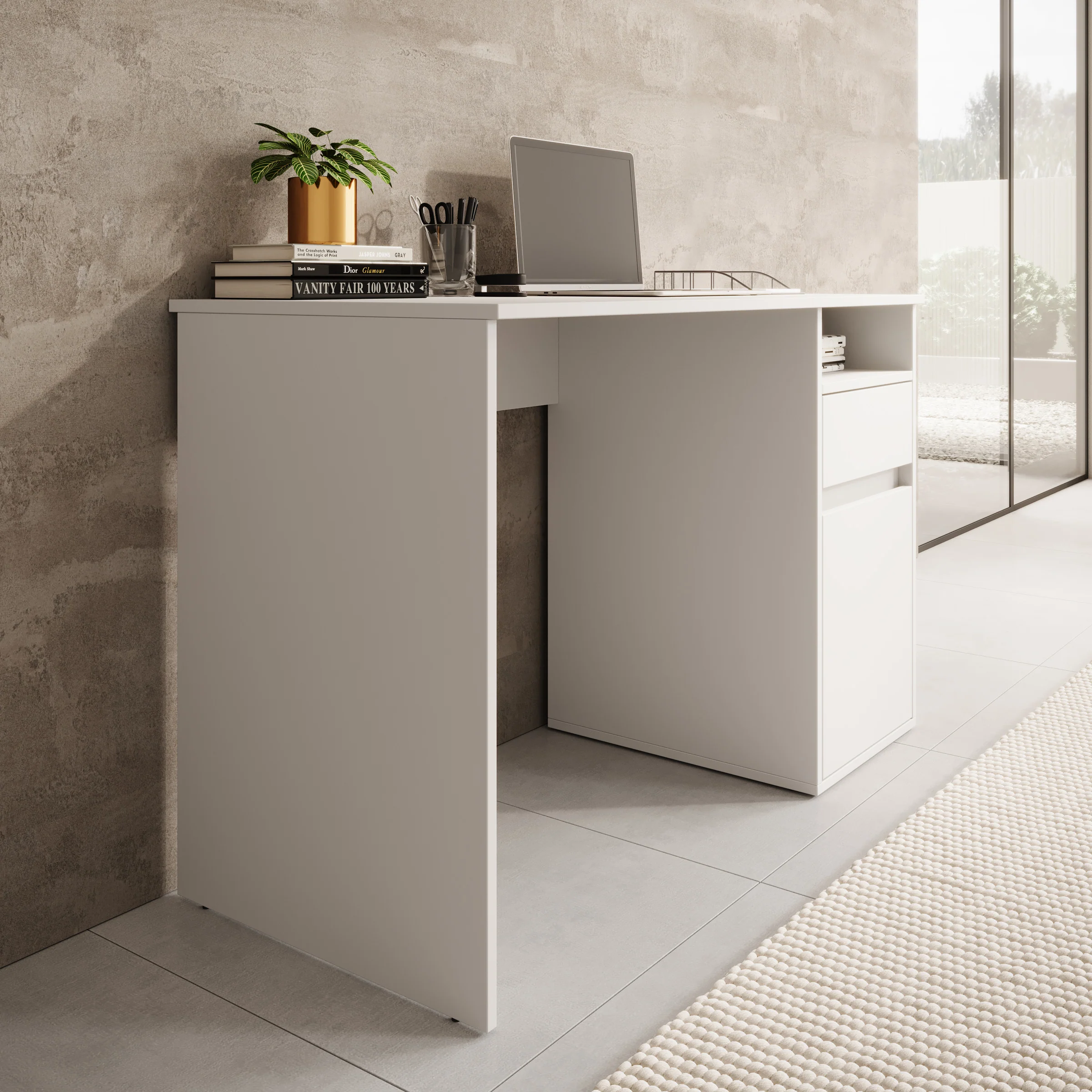 Babot 1 - Bureau - Wit - 120x54 cm - Image 4