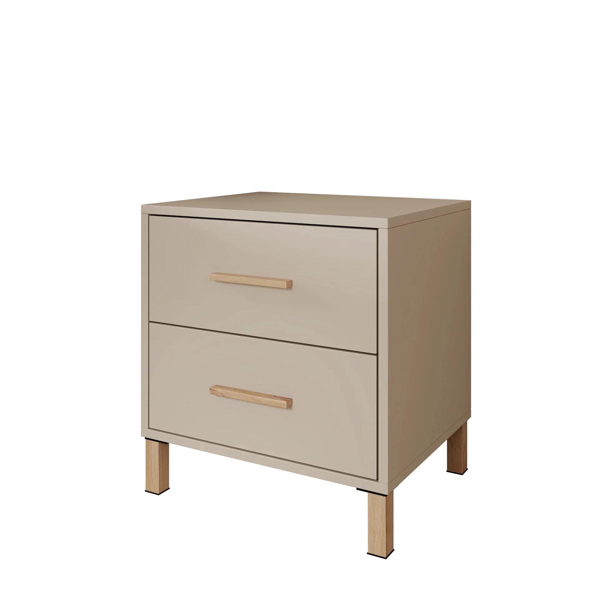 Bahia - Nachtkastje 2 lades - Beige - 48x40x52 cm - Image 6