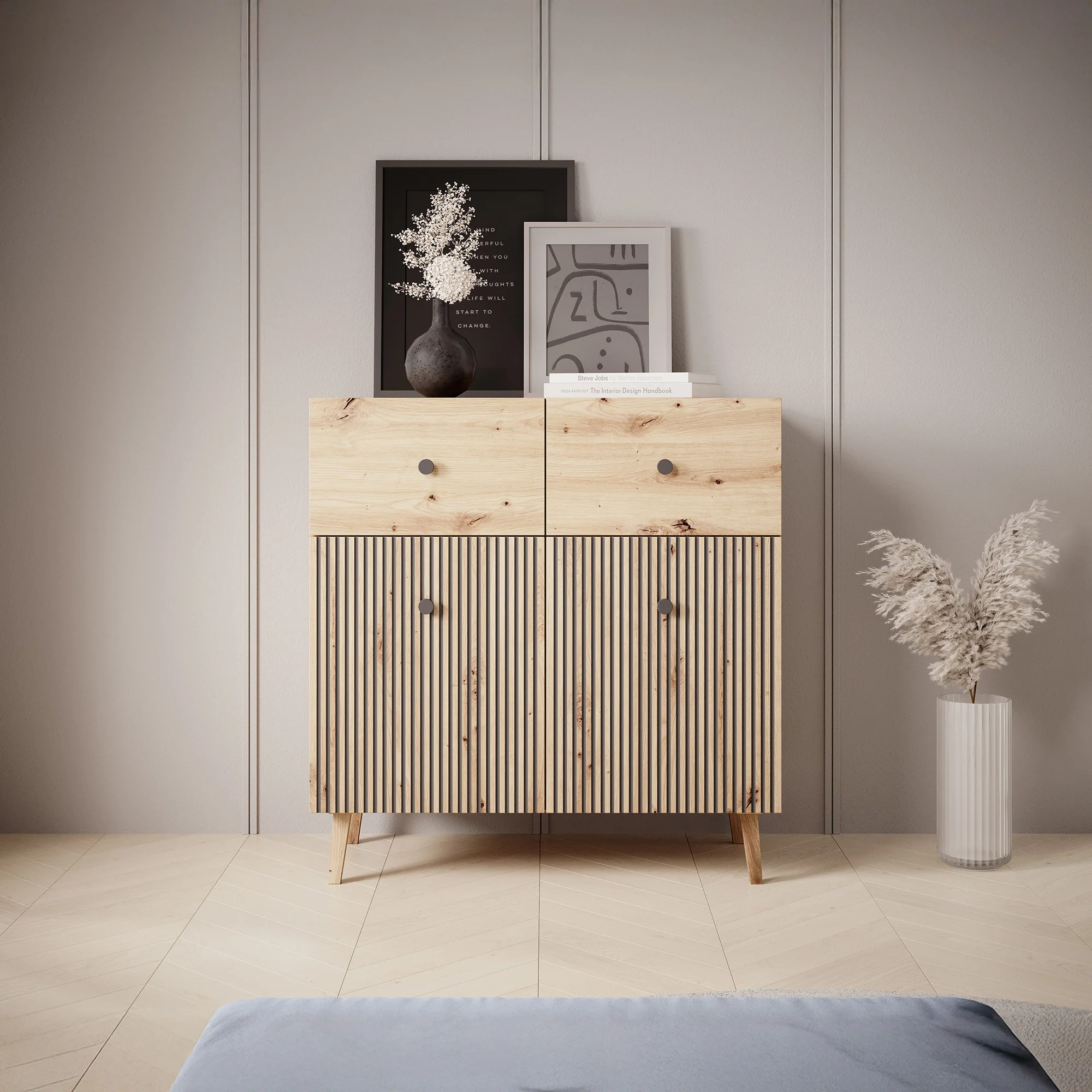Bali - Dressoir - Eiken - 91x40x95 cm - Image 3