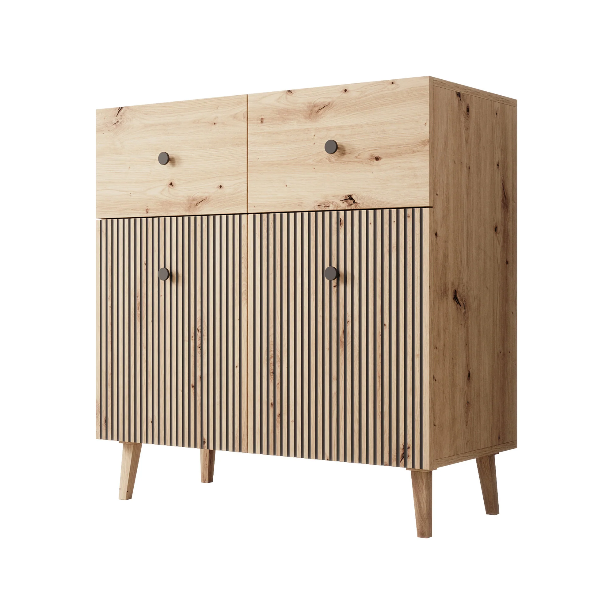 Bali - Dressoir - Eiken - 91x40x95 cm - Image 6