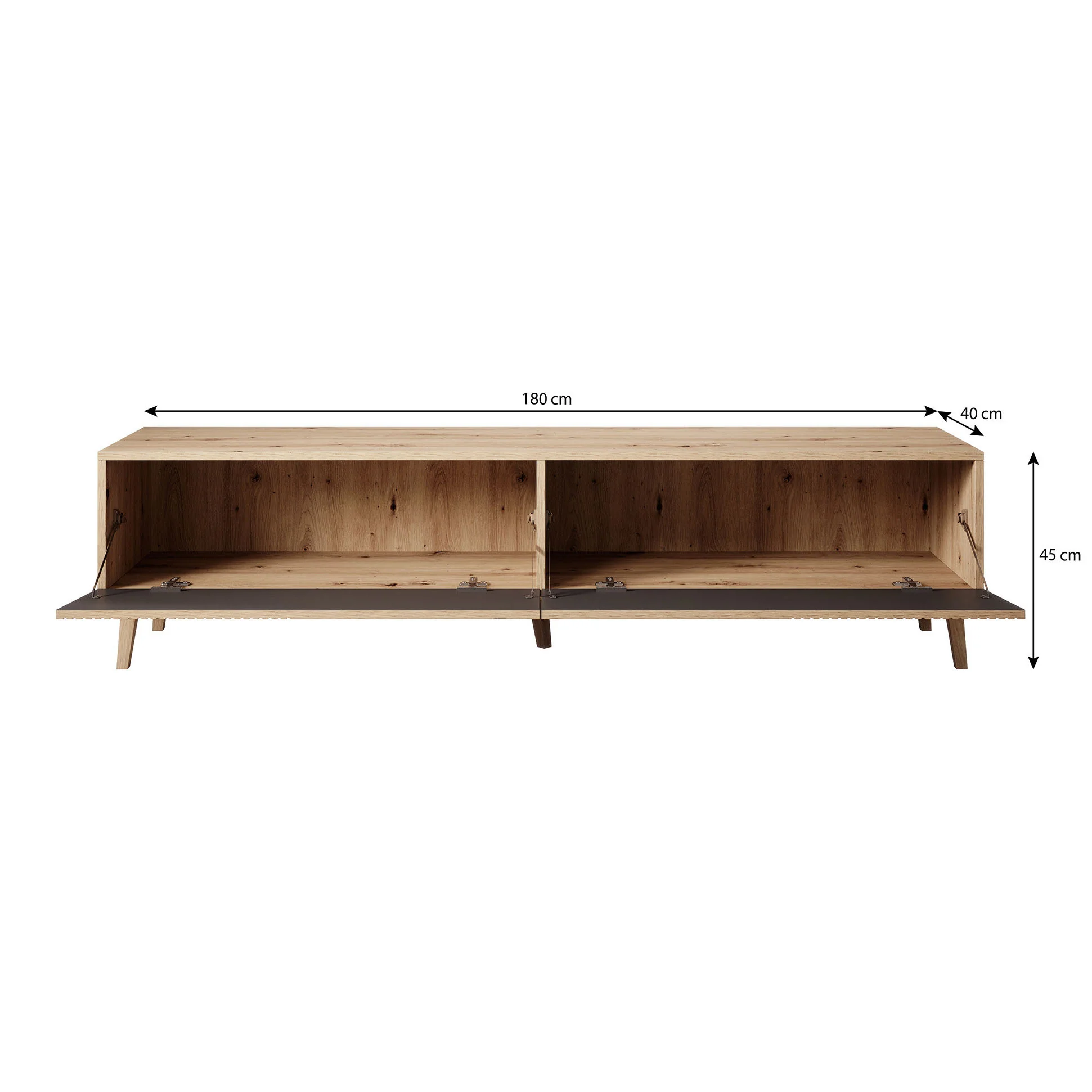 Bali - TV-Meubel - Eiken  - 180x40x45 cm - Image 5