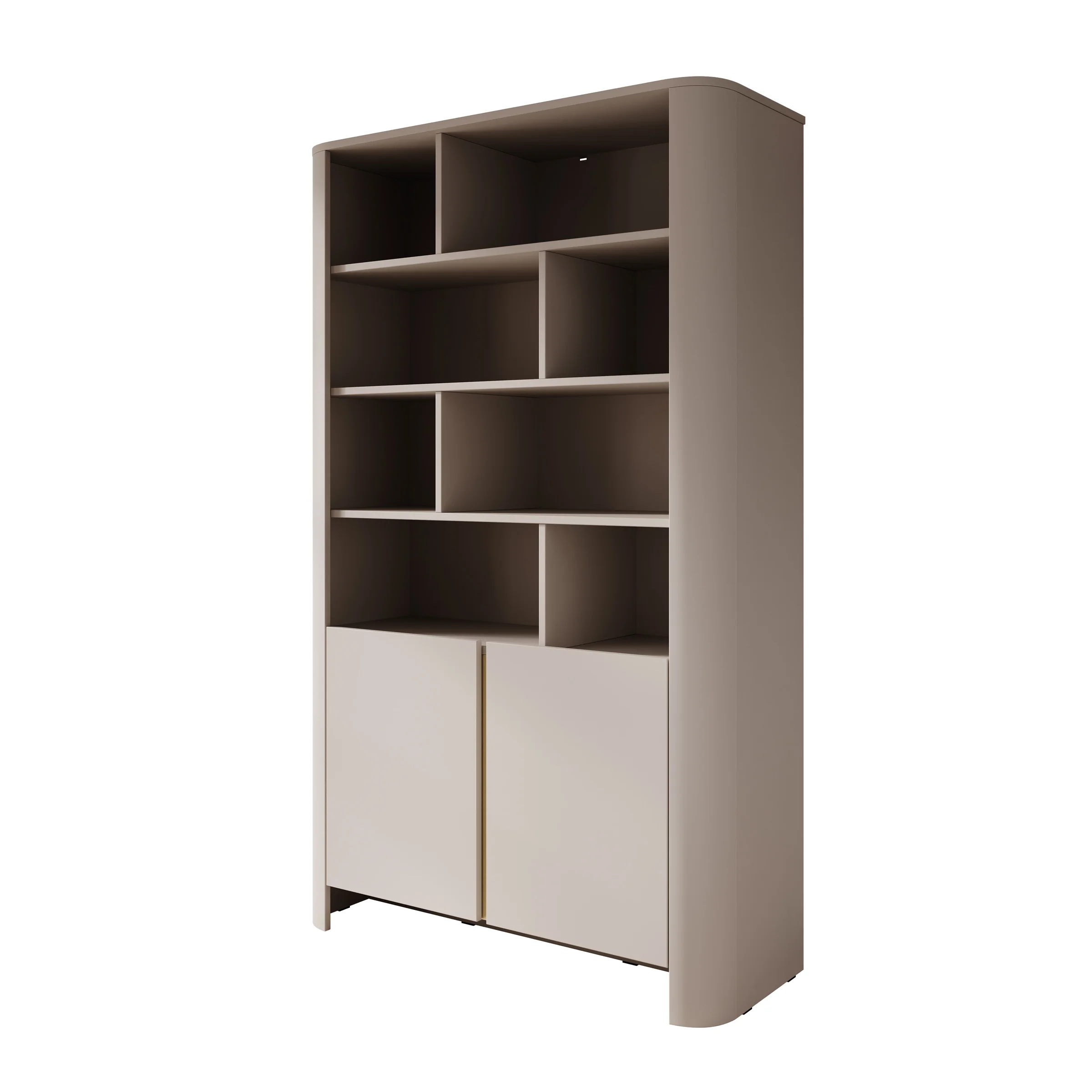 Barbados - Boekenkast - Beige - 103x39x170 cm - Image 7