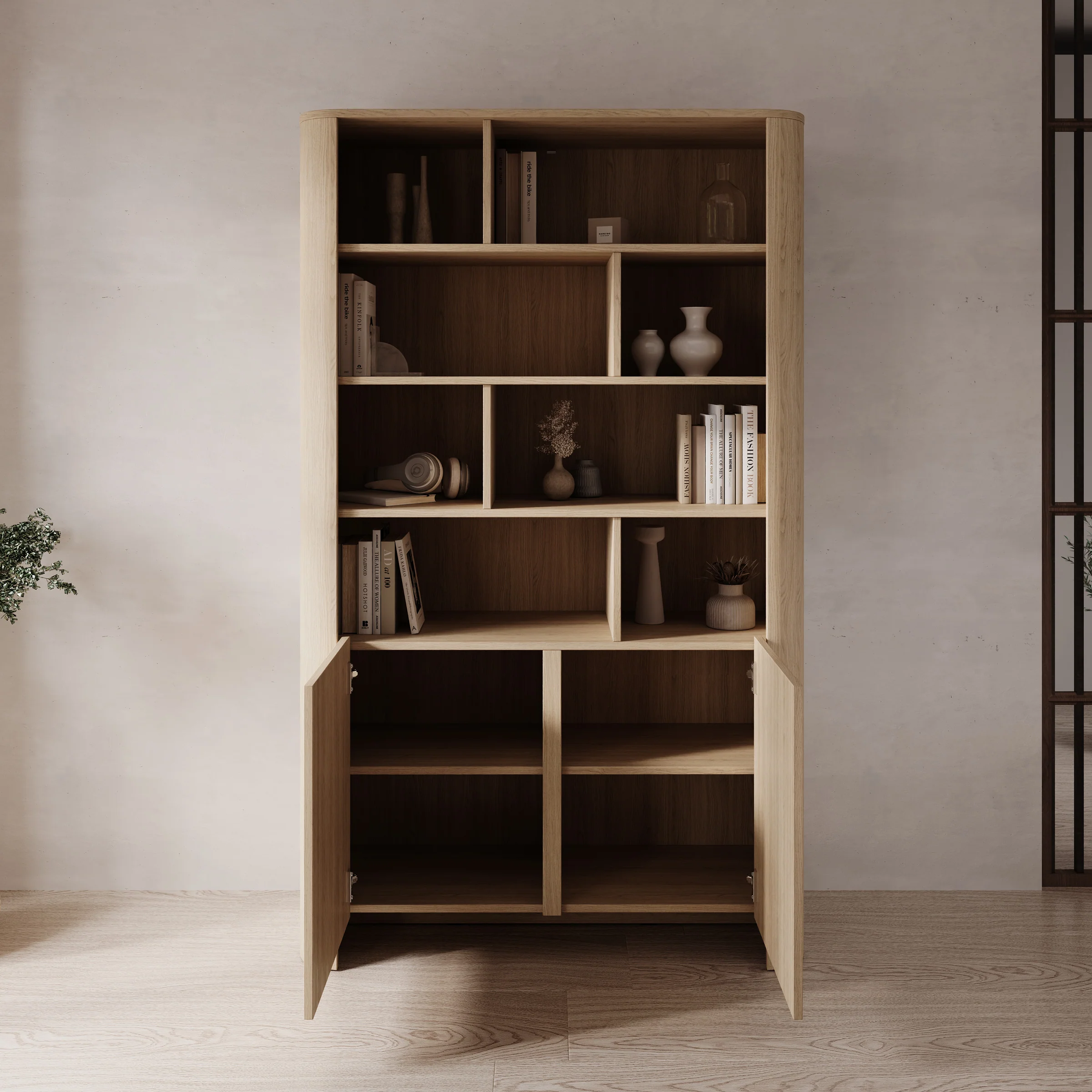 Barbados - Boekenkast - Eiken - 103x39x170 cm - Image 2
