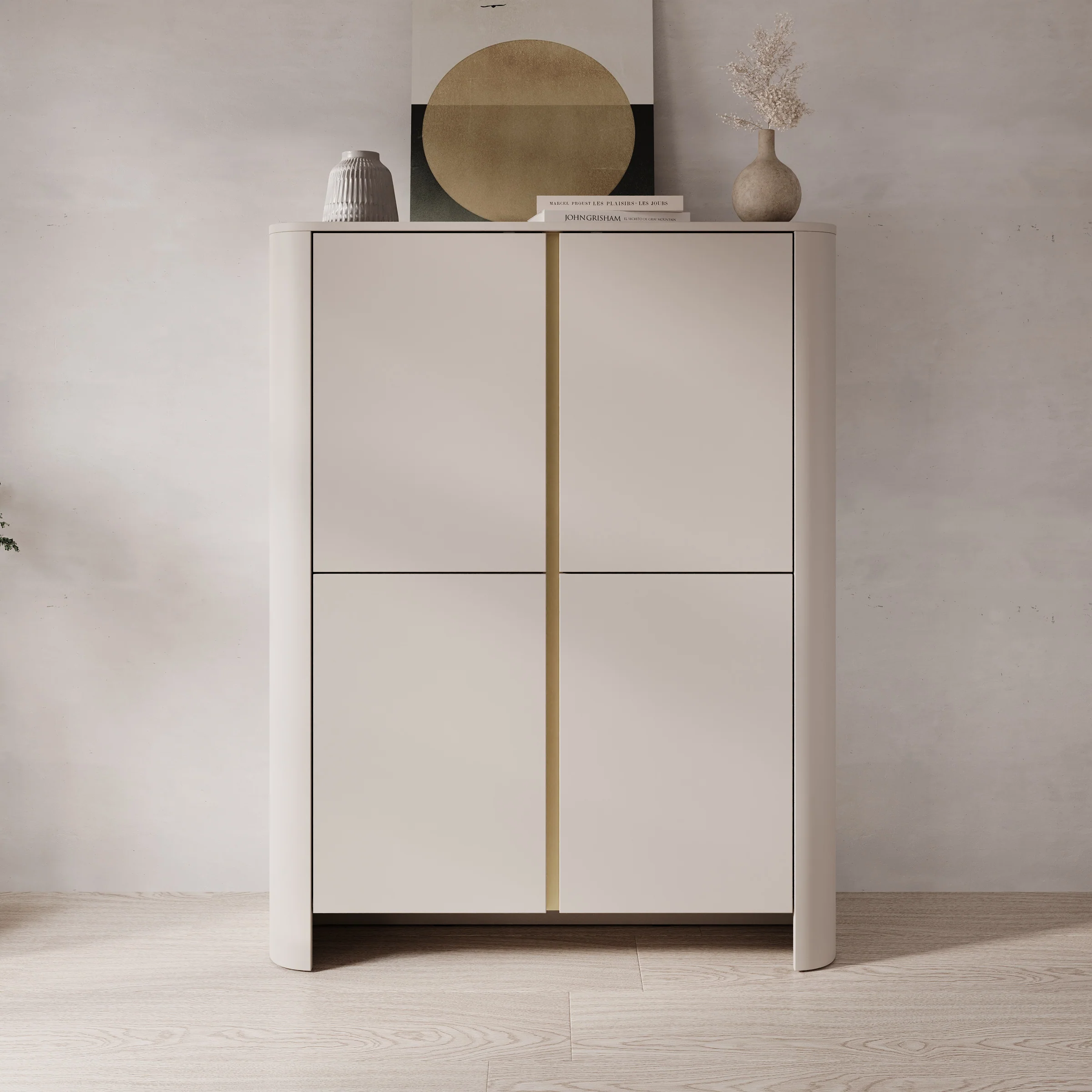 Barbados - Dressoir - Beige - 103x39x132 cm - Image 3