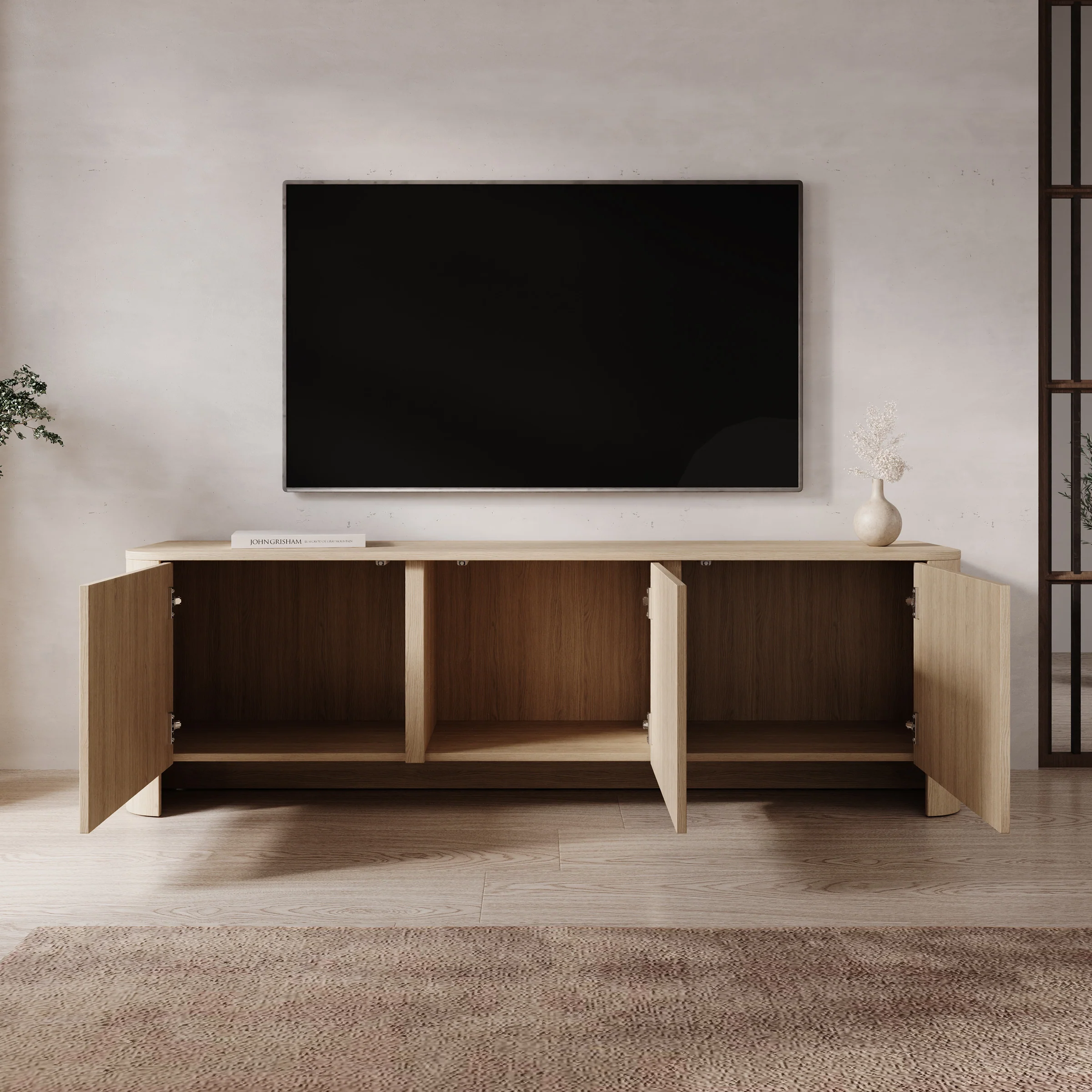 Barbados - TV-Meubel - Eiken - 168x39x52 cm - Image 2