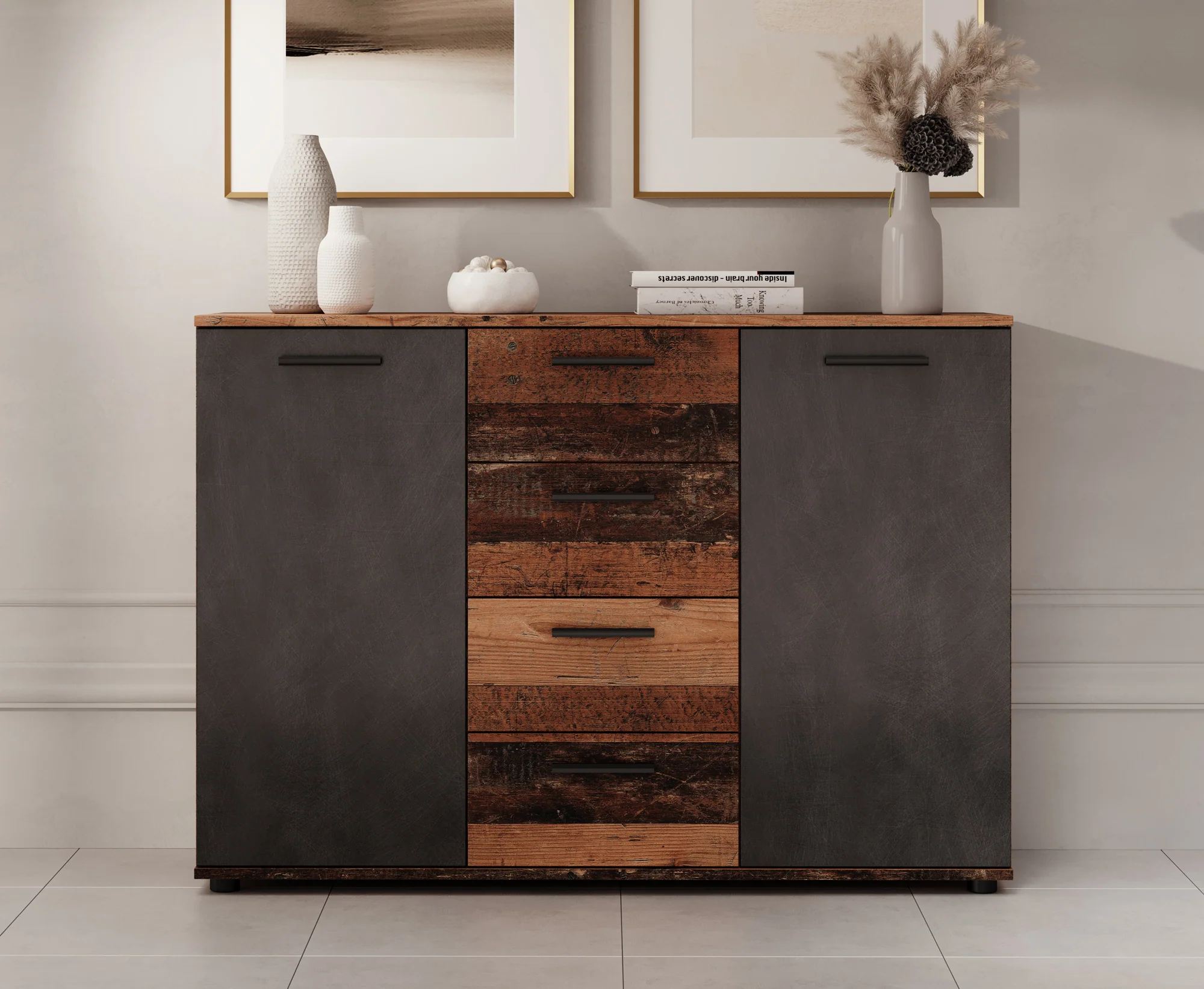 Bellini - Dressoir - Donker/old wood - 120x33x85 cm - Image 2