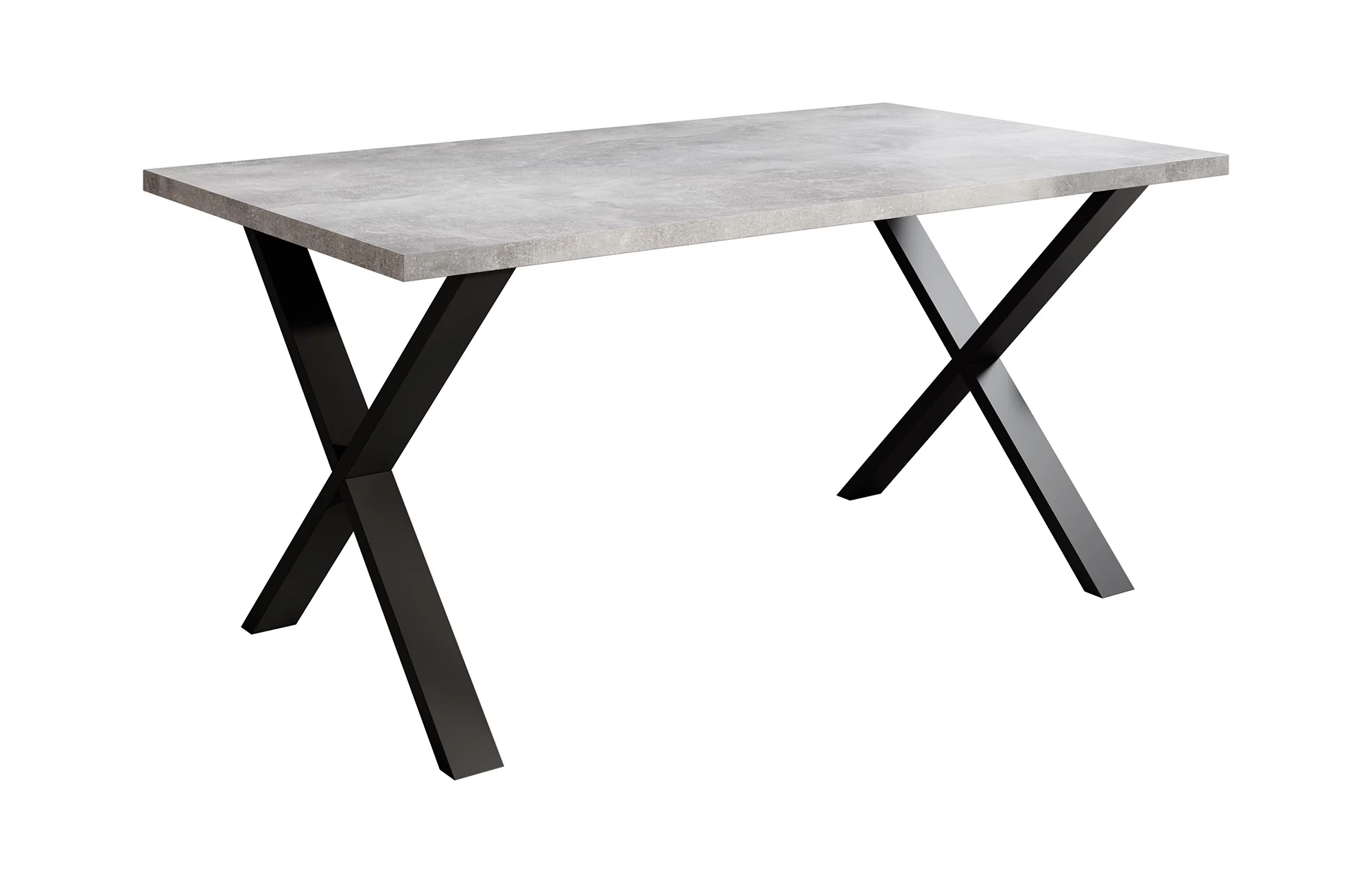 Berry - Eetkamertafel - Betonlook - 160x90x76 cm - Image 4