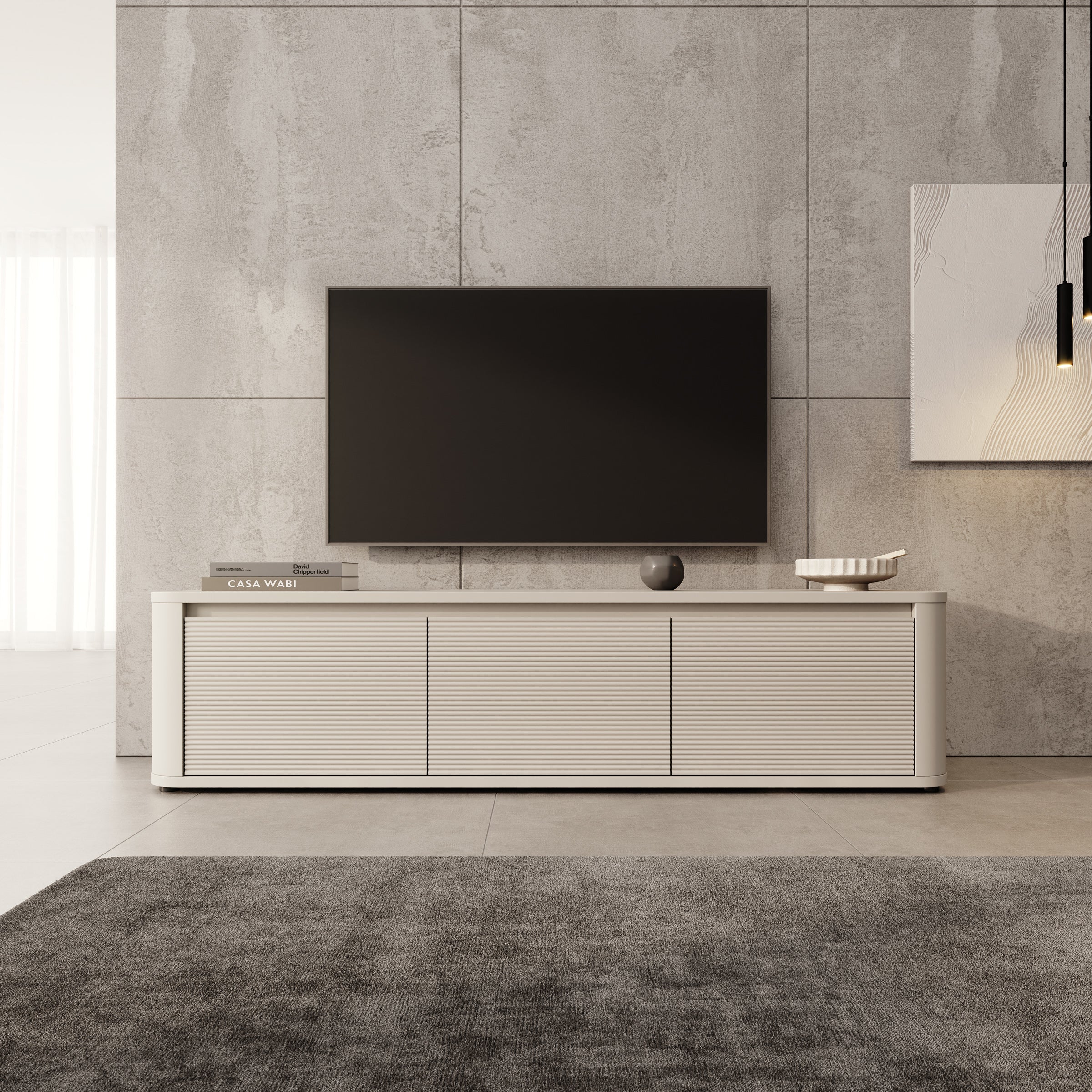 Bijou - TV-Meubel - Beige - 168x41x42 cm - Image 3