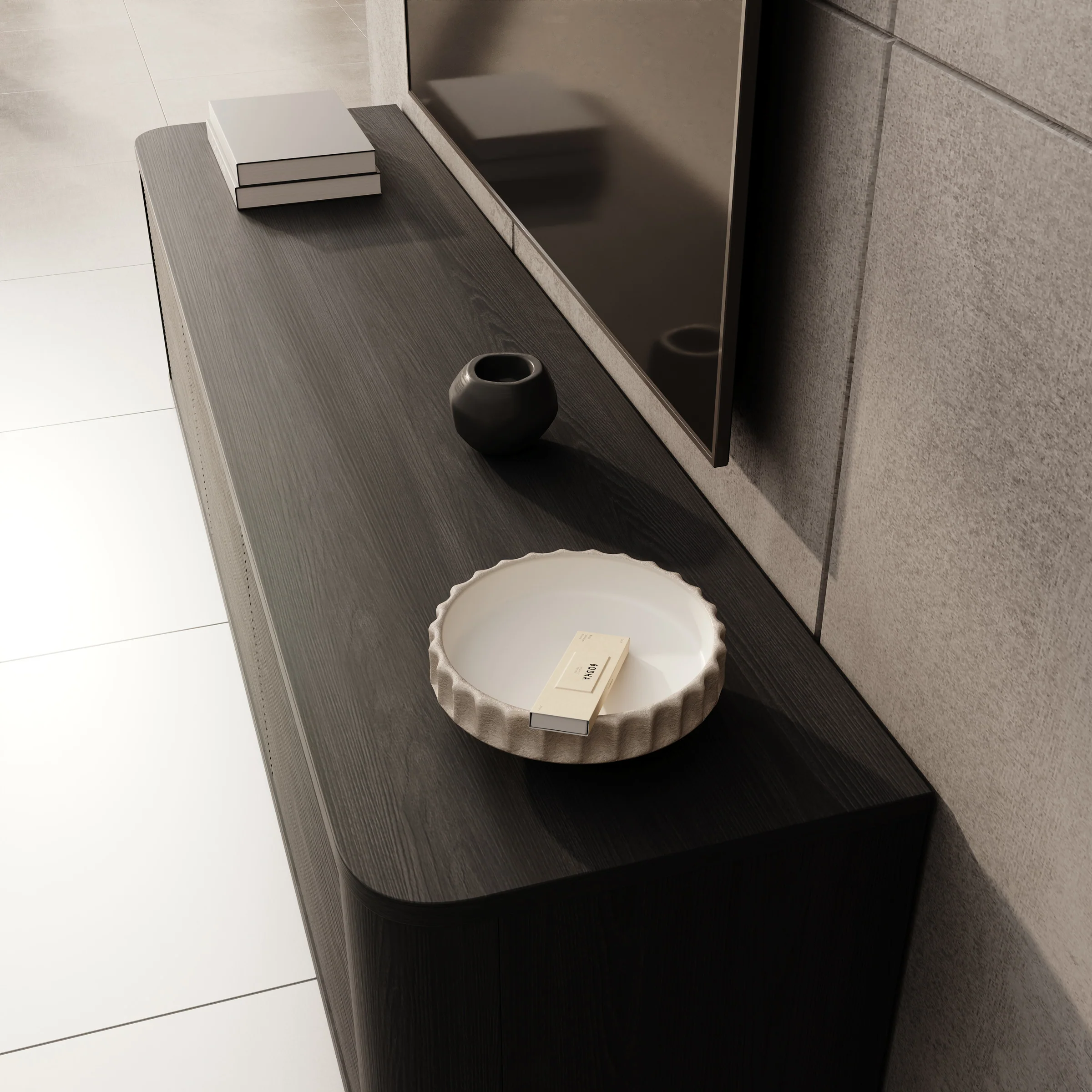 Bijou - TV-Meubel - Zwart - 168x41x42 cm - Image 4