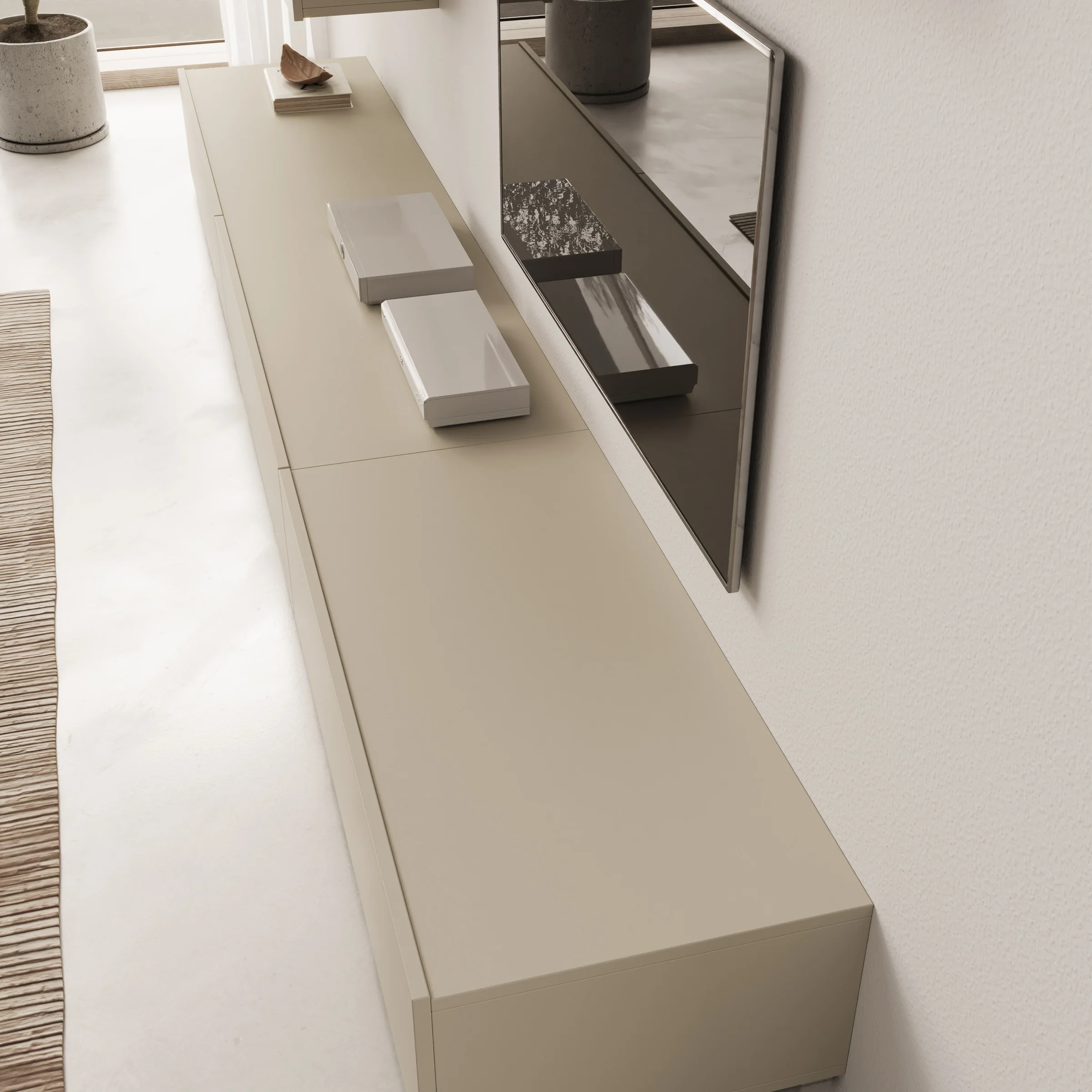 Bolivar - Wandmeubel - Beige - 270x41x26 cm - Image 5